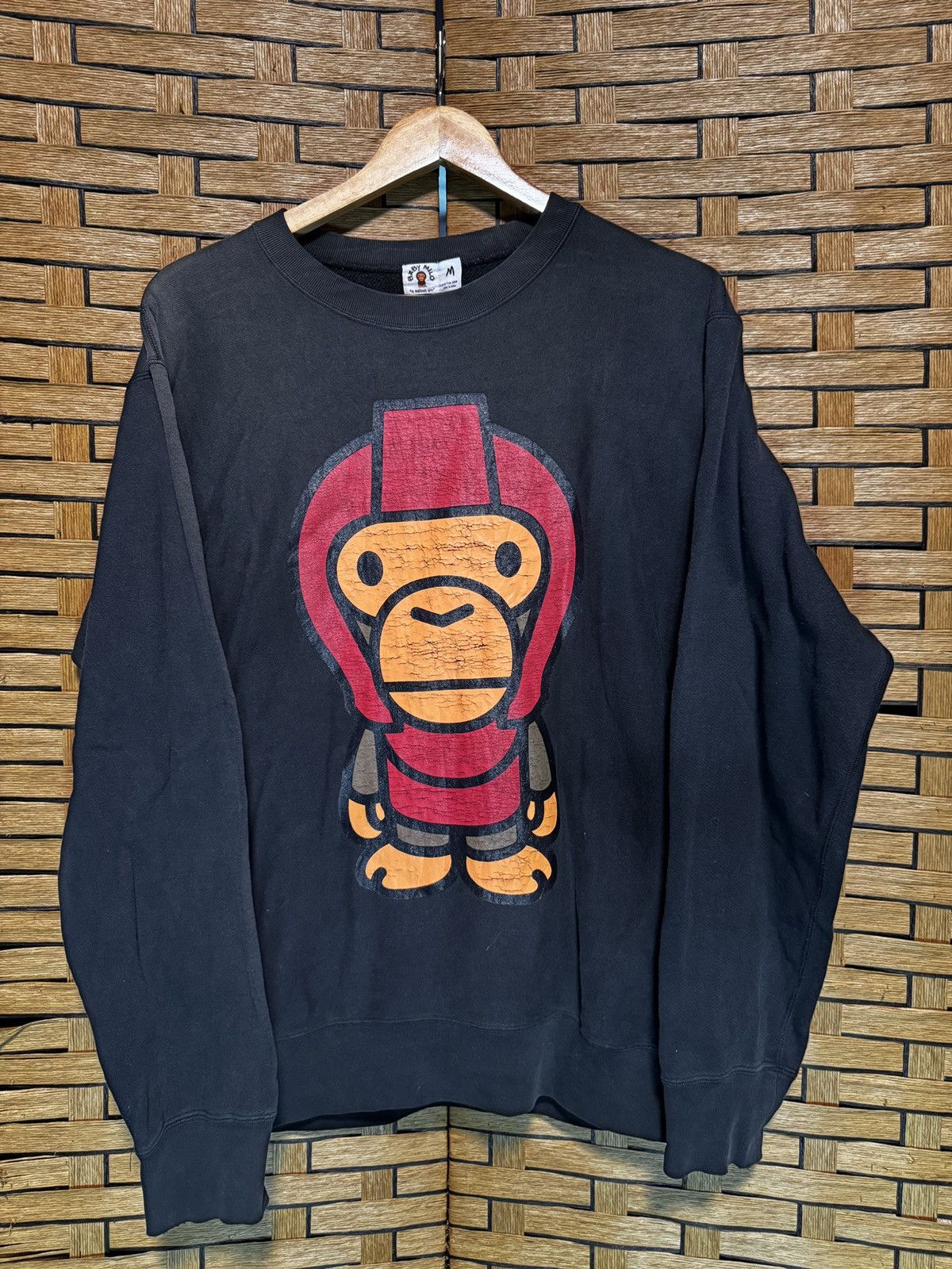 Bape Vintage Baby Milo by A Bathing Ape Crewneck Sweatshirt Size US M / EU 48-50 / 2 - 1 Thumbnail