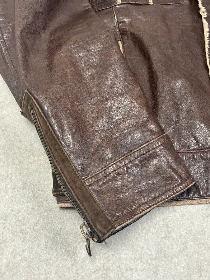 Dolce & Gabbana 2000s Dolce & Gabbana Brown Leather Rodeo Jacket Size US M / EU 48-50 / 2 - 8 Thumbnail