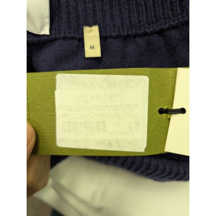 Gucci o1rshd1 Sweatpants Knitwear Pants With Web in Navy Blue Size US 32 / EU 48 - 15 Thumbnail