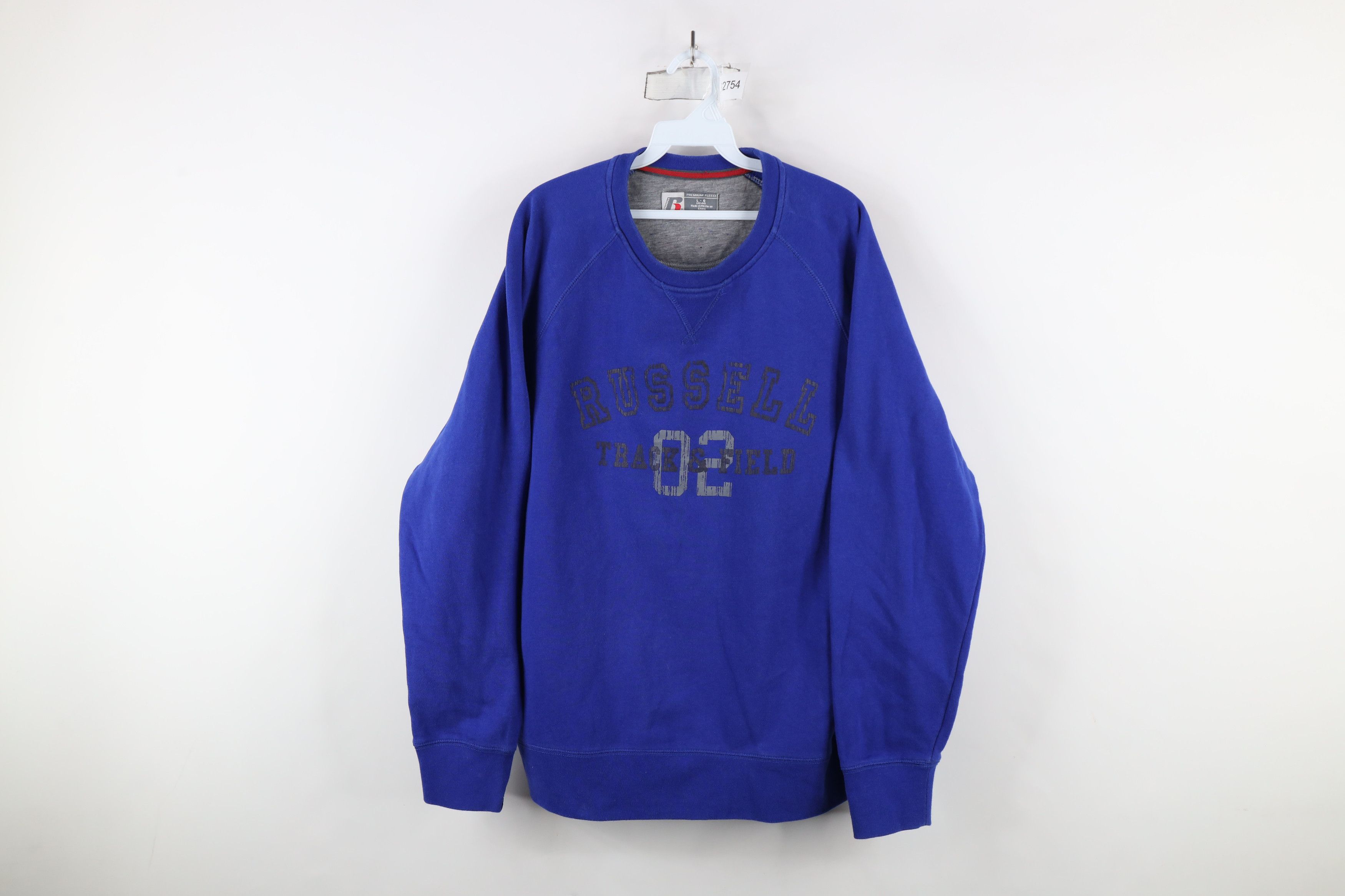 Russell Athletic × Vintage Vintage Y2K Russell Athletic Track and Field Sweatshirt Size US L / EU 52-54 / 3 - 1 Thumbnail