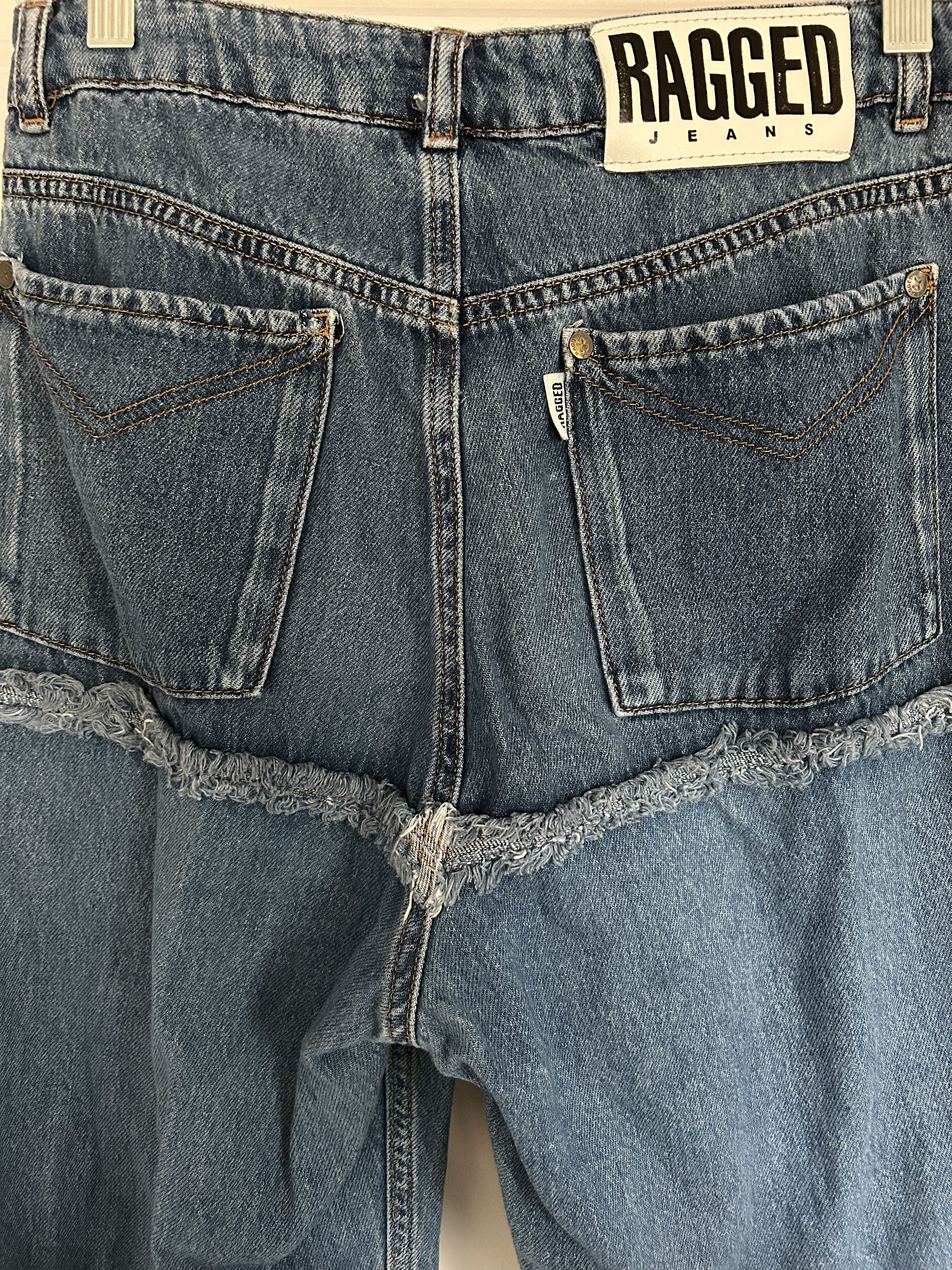 The Ragged Priest Patch Work Denim Jean Size 28" / US 6 / IT 42 - 3 Thumbnail