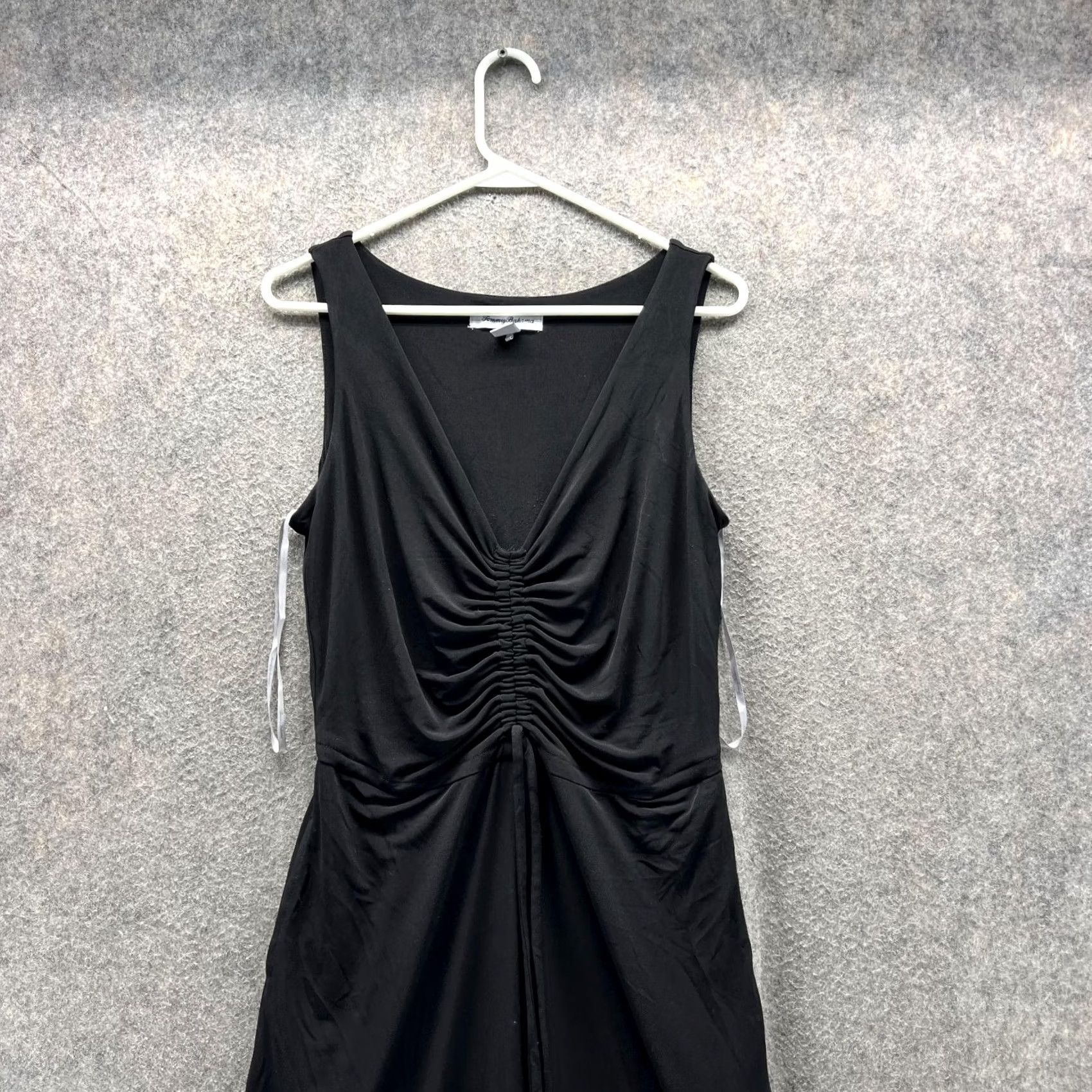 Tommy Bahama Tommy Bahama Black Sleeveless Dress Women Small Polyester A-Line Overall Jump Suit Long Dress Ladies Size S / US 4 / IT 40 - 4 Thumbnail