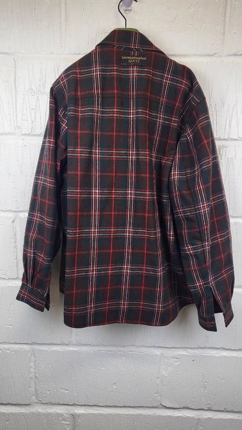 Gucci Gucci Wool Plaid Jacket Size US L / EU 52-54 / 3 - 2 Thumbnail