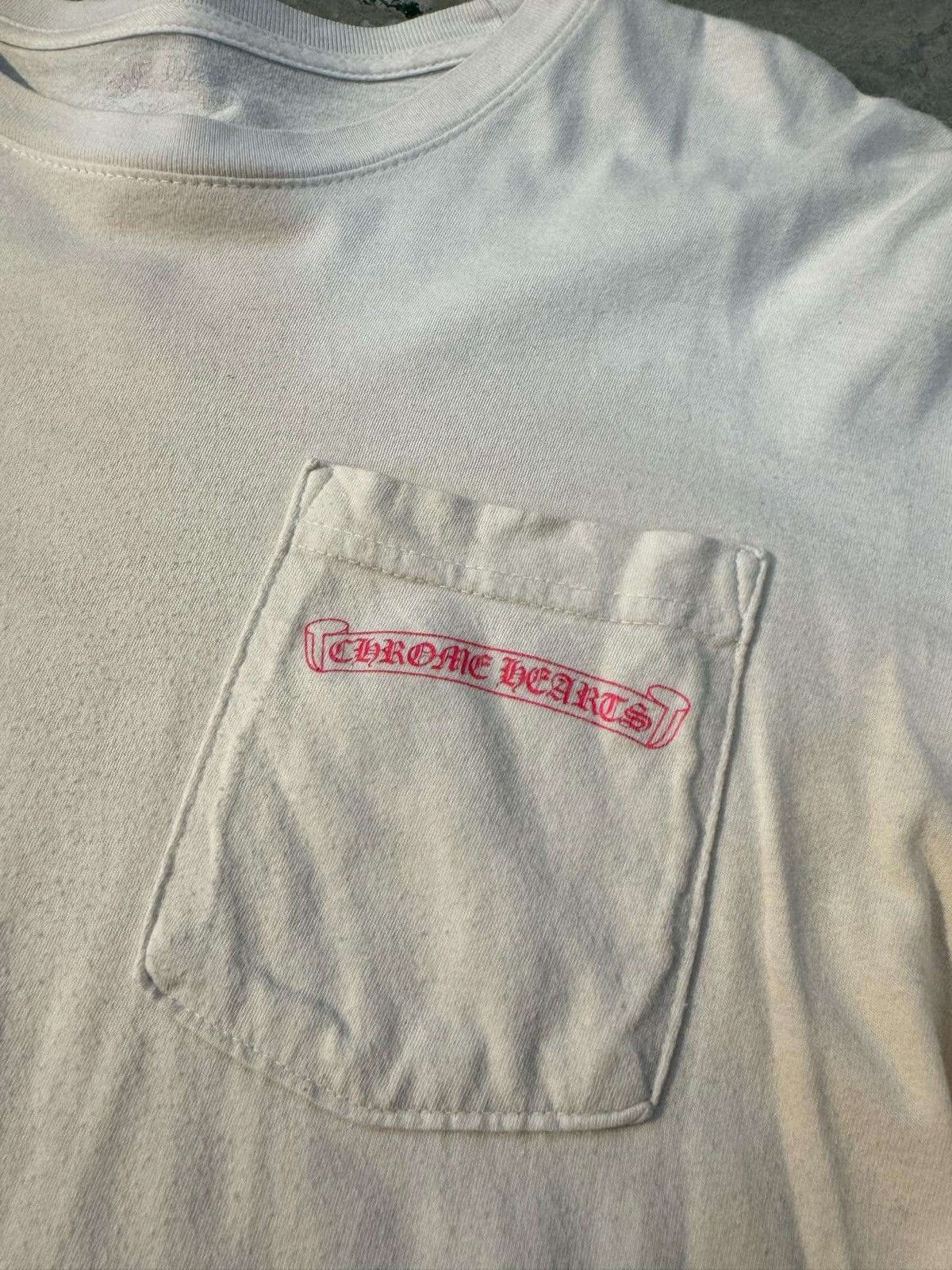 Chrome Hearts Chrome Hearts Pink print white longsleeves Size US M / EU 48-50 / 2 - 8 Thumbnail