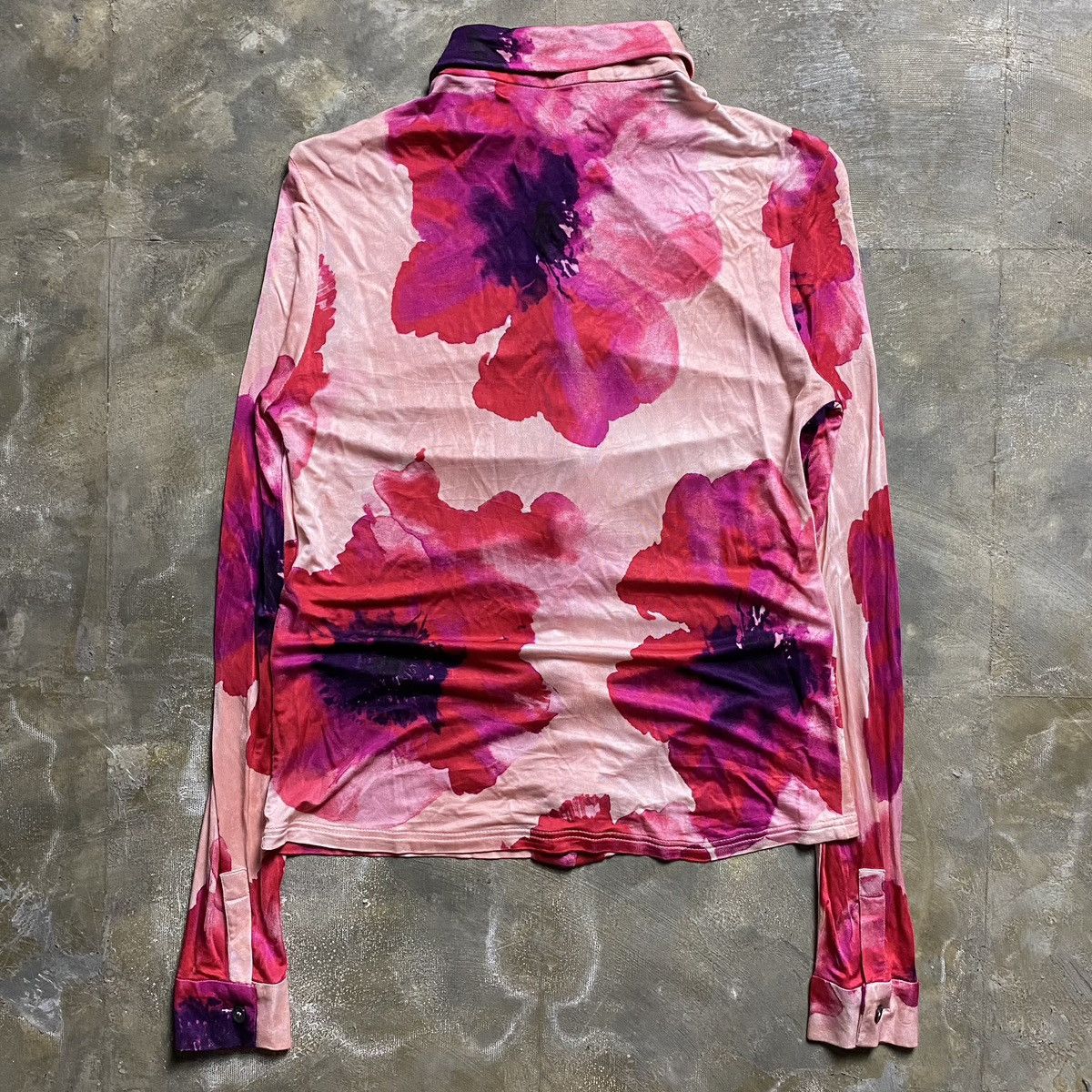 Celine 2000s Floral Shirt Size S / US 4 / IT 40 - 6 Thumbnail