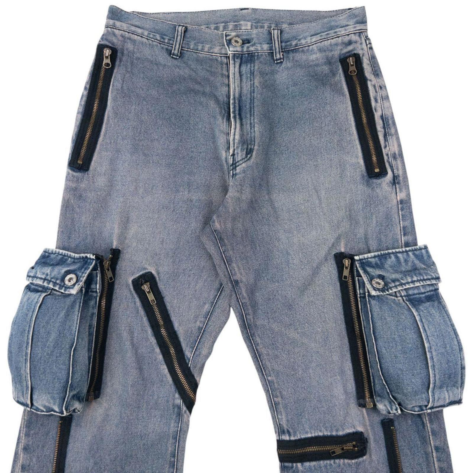 Other Vintage 2000s PPFM Convertible Zip Denim Jeans Size W32 Size US 34 / EU 50 - 3 Thumbnail