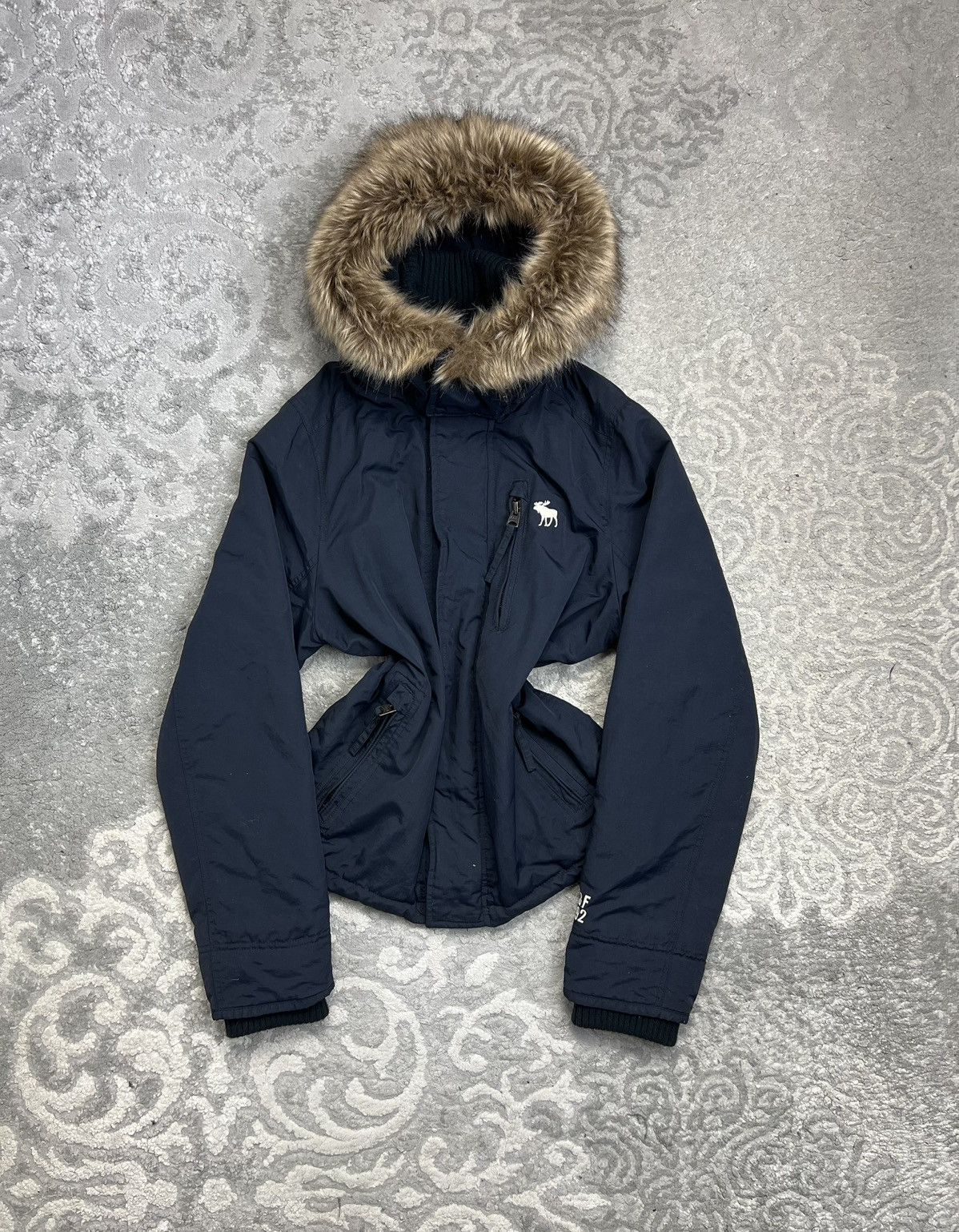 Abercrombie & Fitch Abercrombie & Fitch Insulated Jacket with Swag Japan Style Size L / US 10 / IT 46 - 1 Thumbnail