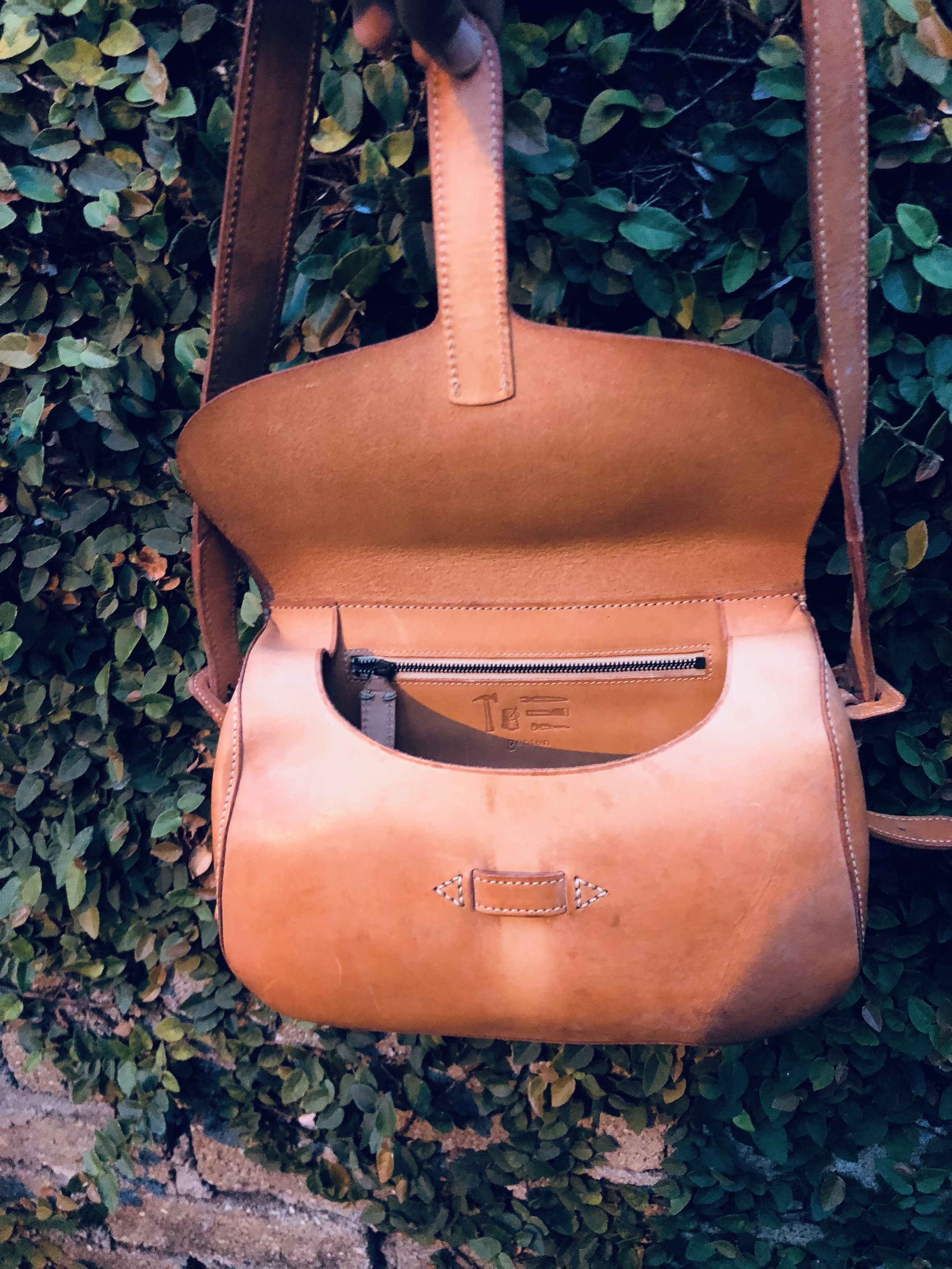 Genuine Leather Japanese Genten Genuine Leather Style Crossbody Bag Size ONE SIZE - 13 Thumbnail
