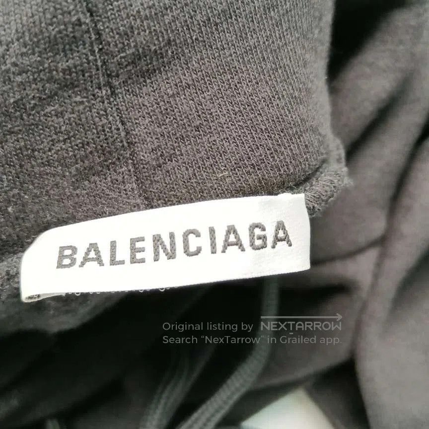 Balenciaga Balenciaga Size S Cotton Logo Hoodie. Size S / US 4 / IT 40 - 5 Thumbnail