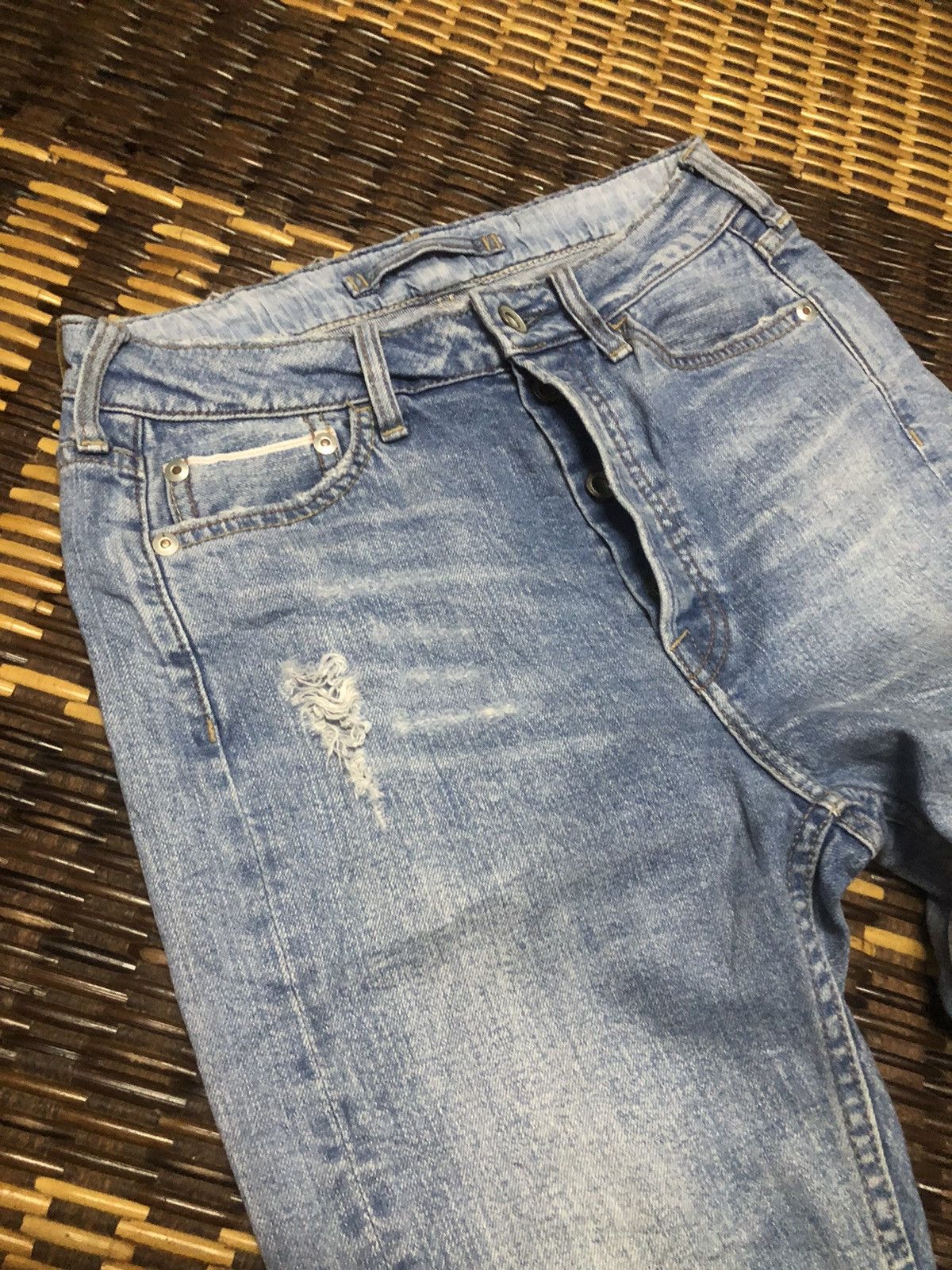 Designer × Japanese Brand GOA NIMES SELVEDGE JEANS Size 27" / US 4 / IT 40 - 5 Thumbnail
