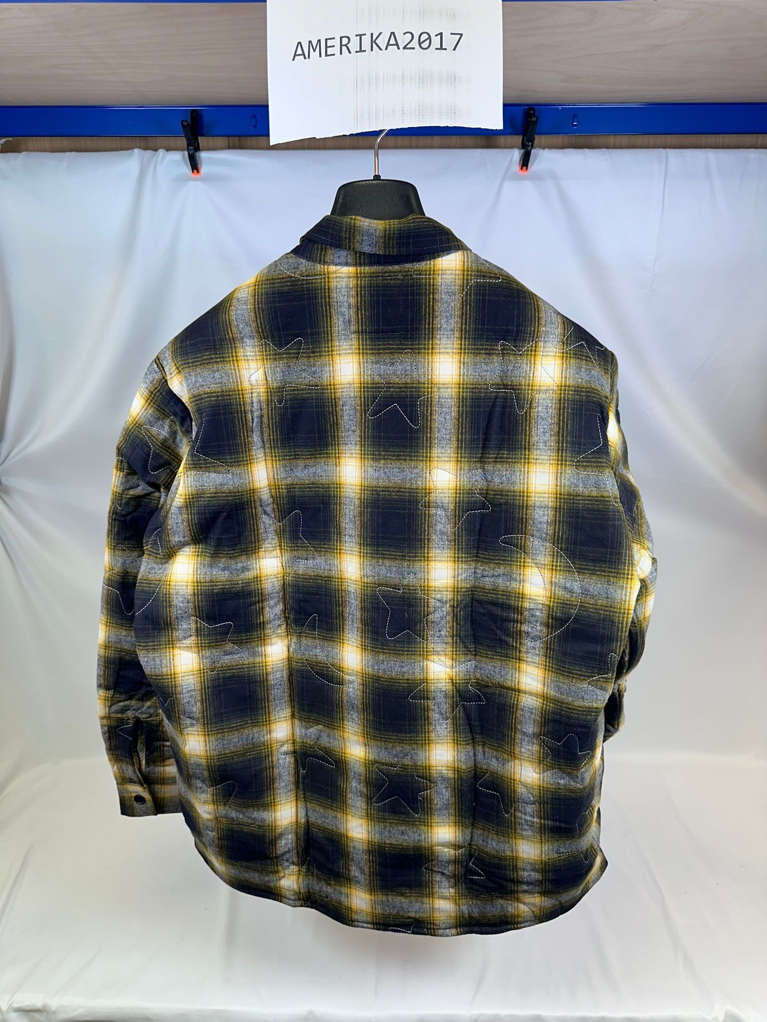 Sky High Farm Workwear Quilted Flannel Shirt Woven Size US XL / EU 56 / 4 - 2 Thumbnail