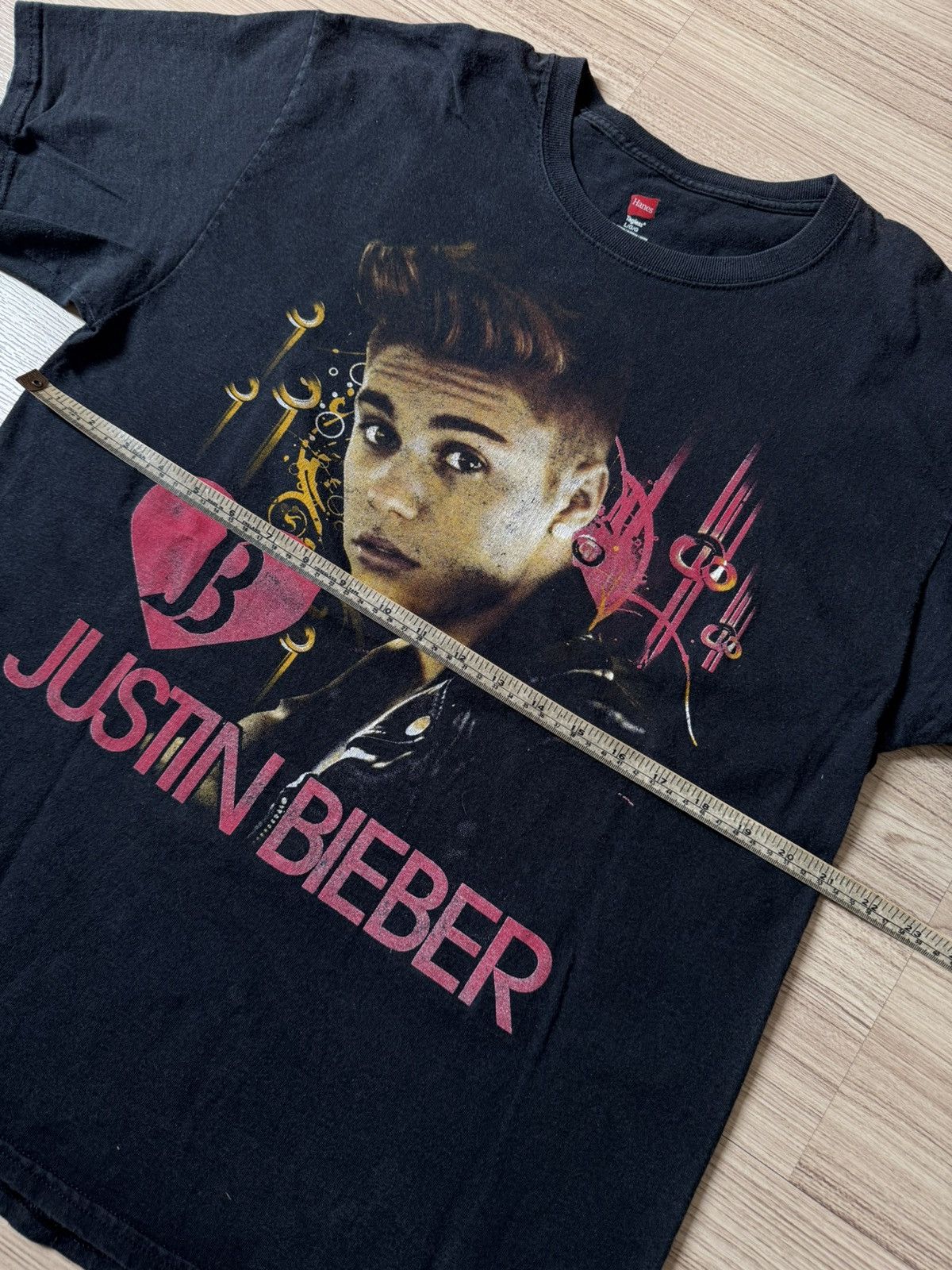 Vintage Justin bieber - believe tour t shirt 2012