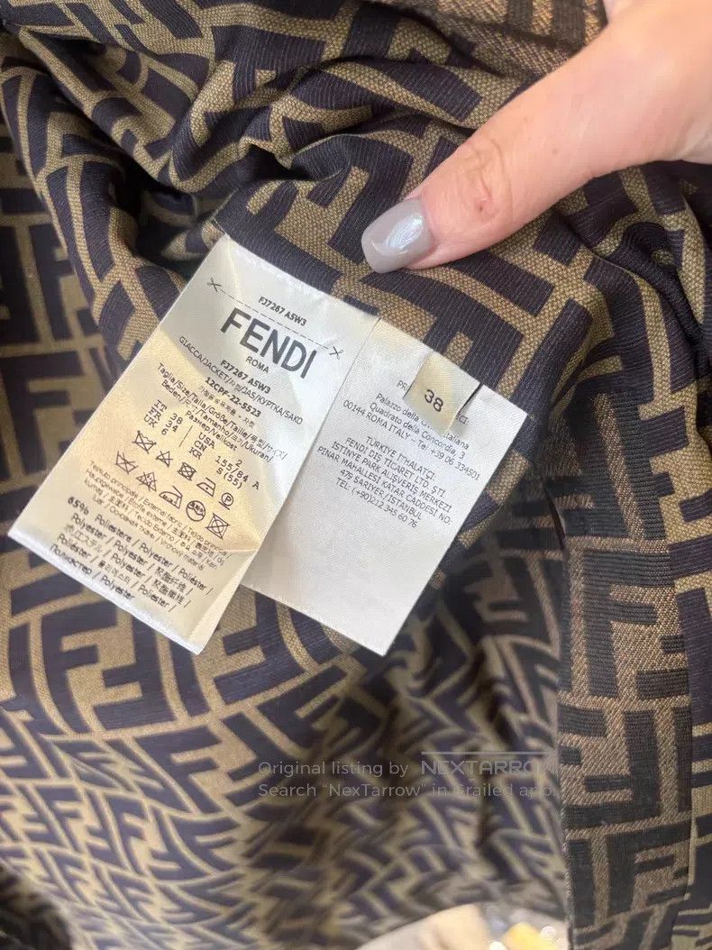 Fendi Fendi Monogrammed Logo Jacket Size XS / US 0-2 / IT 36-38 - 2 Thumbnail