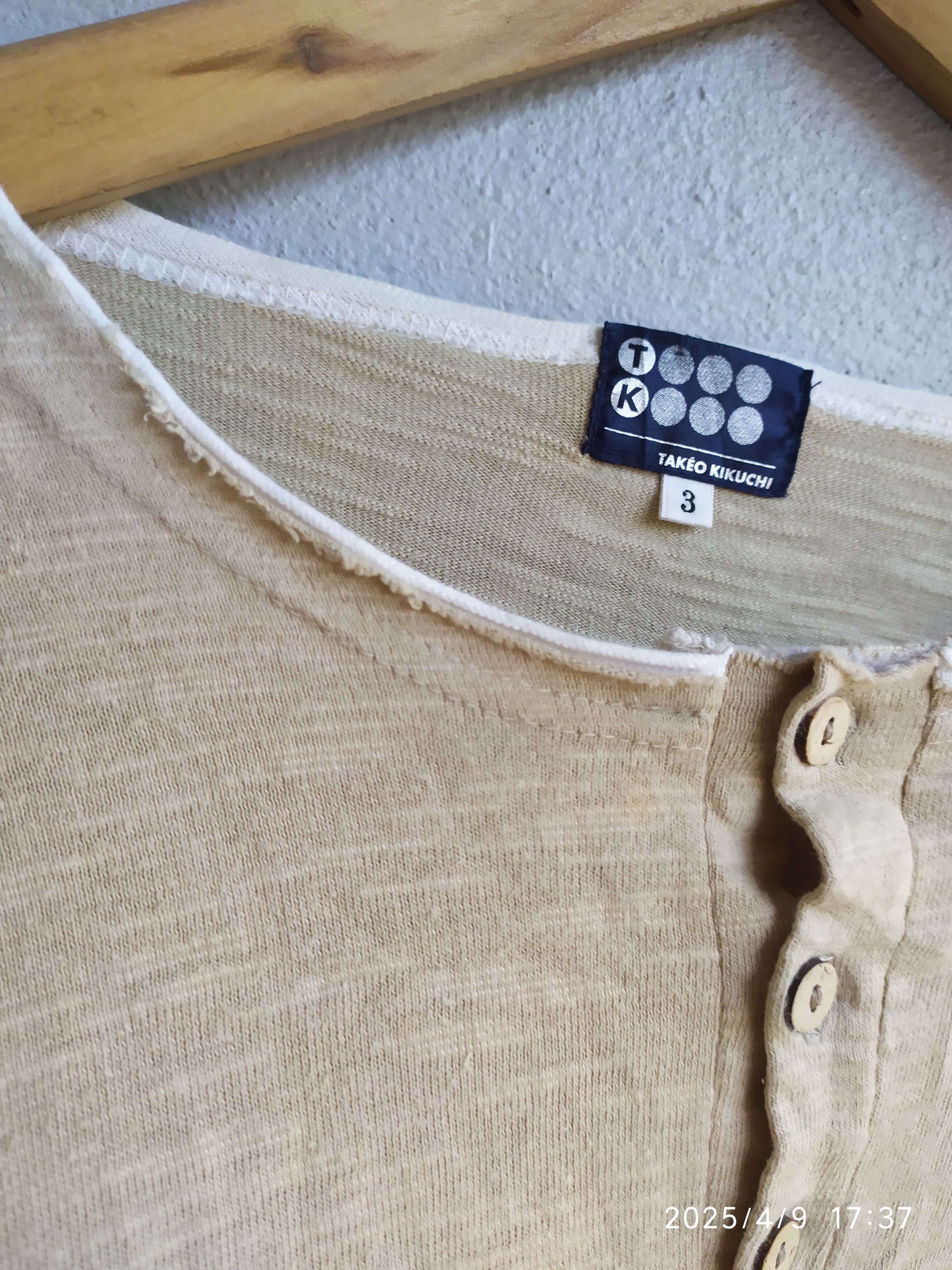If Six Was Nine × Japanese Brand × Le Grande Bleu (L.G.B.) TAKEO KIKUCHI DOUBLE LAYER LONG SLEEVE TEE LGB STYLE Size US L / EU 52-54 / 3 - 7 Thumbnail