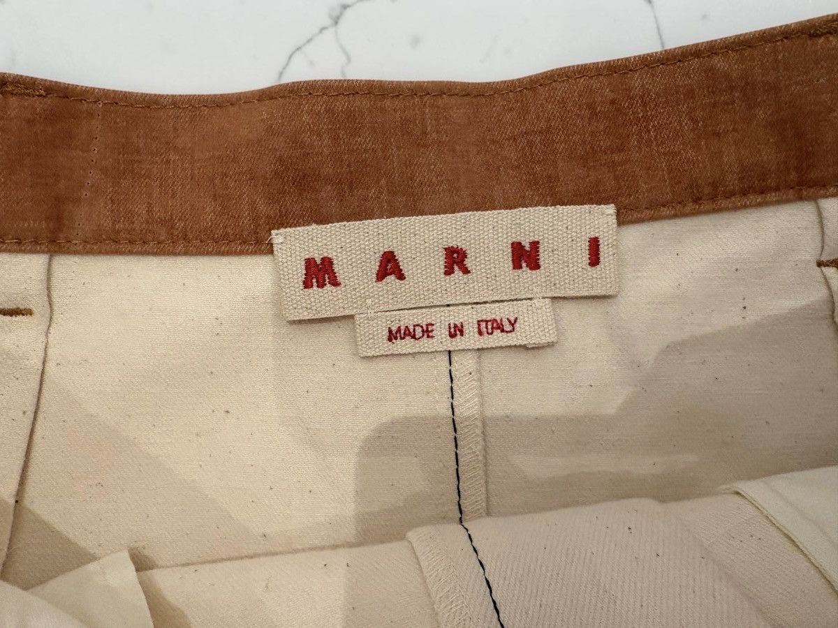 Marni marni ss24 canvas a-line skirt (snow) Size 30" / US 8 / IT 44 - 4 Thumbnail