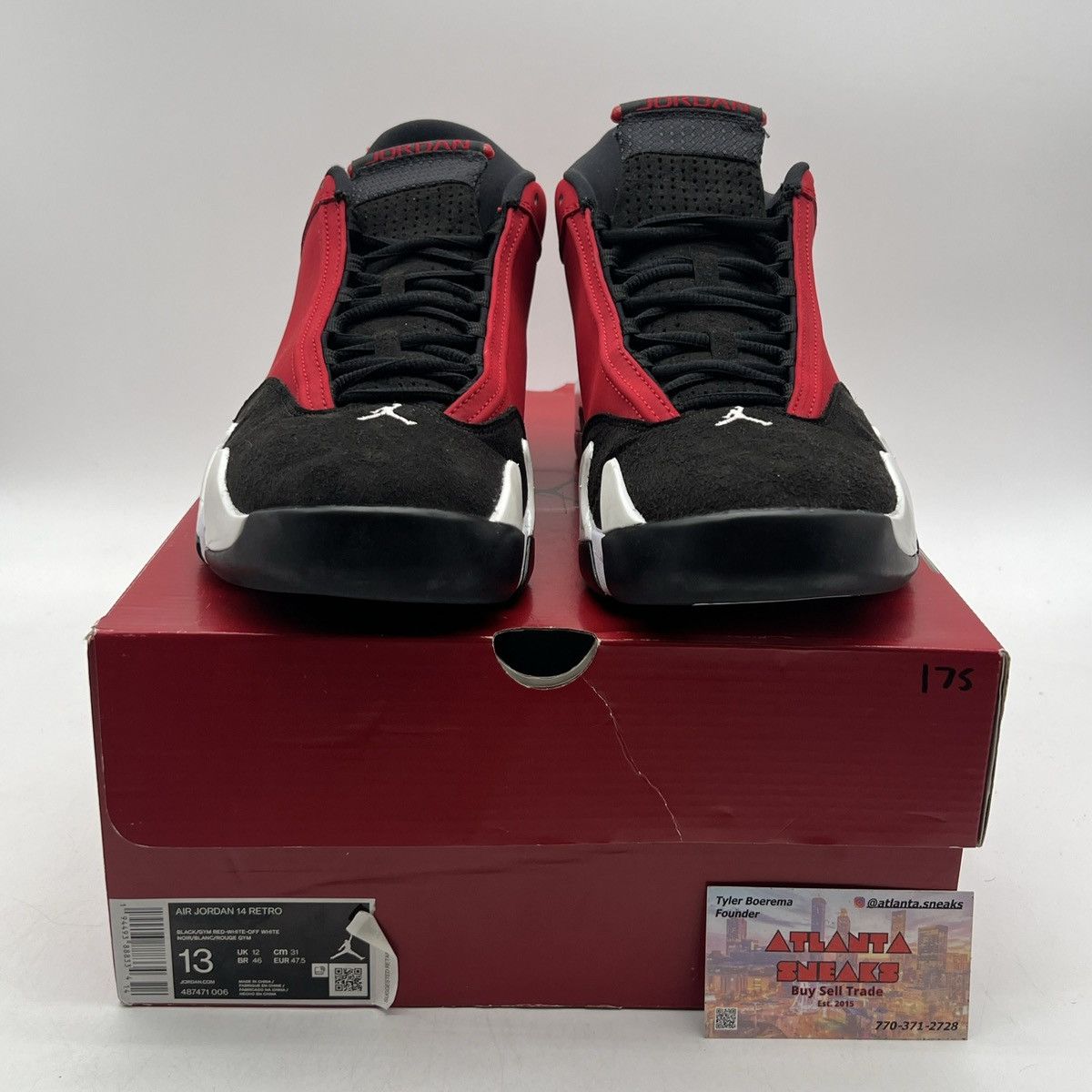 Jordan Brand Air Jordan 14 gym red Size US 13 / EU 46 - 2 Thumbnail