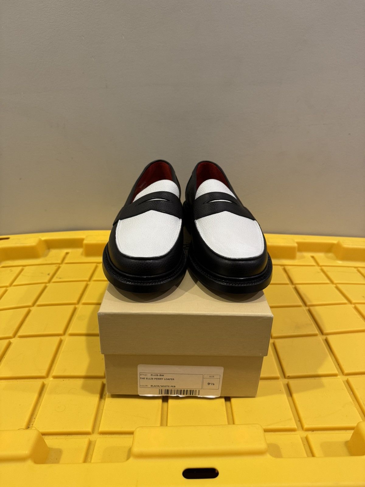 Blackstock & Weber Black and white penny loafer Size US 9.5 / EU 42-43 - 1 Thumbnail
