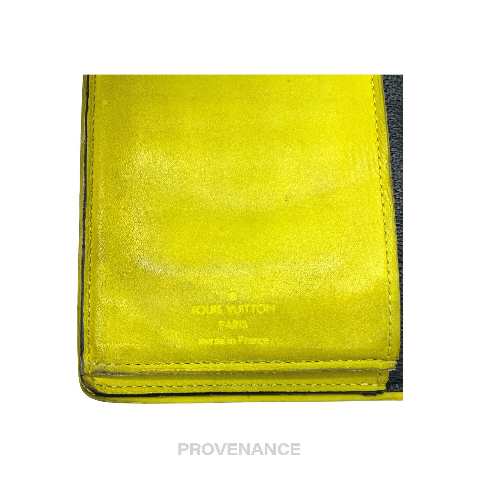 Louis Vuitton 🔴 Louis Vuitton Brazza Long Wallet - Damier Graphite Yellow Size ONE SIZE - 7 Thumbnail