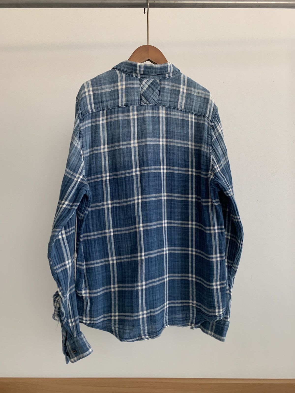 Vintage Sun Faded Vintage Flannel Shirt Distressed ERD Size US S / EU 44-46 / 1 - 11 Thumbnail