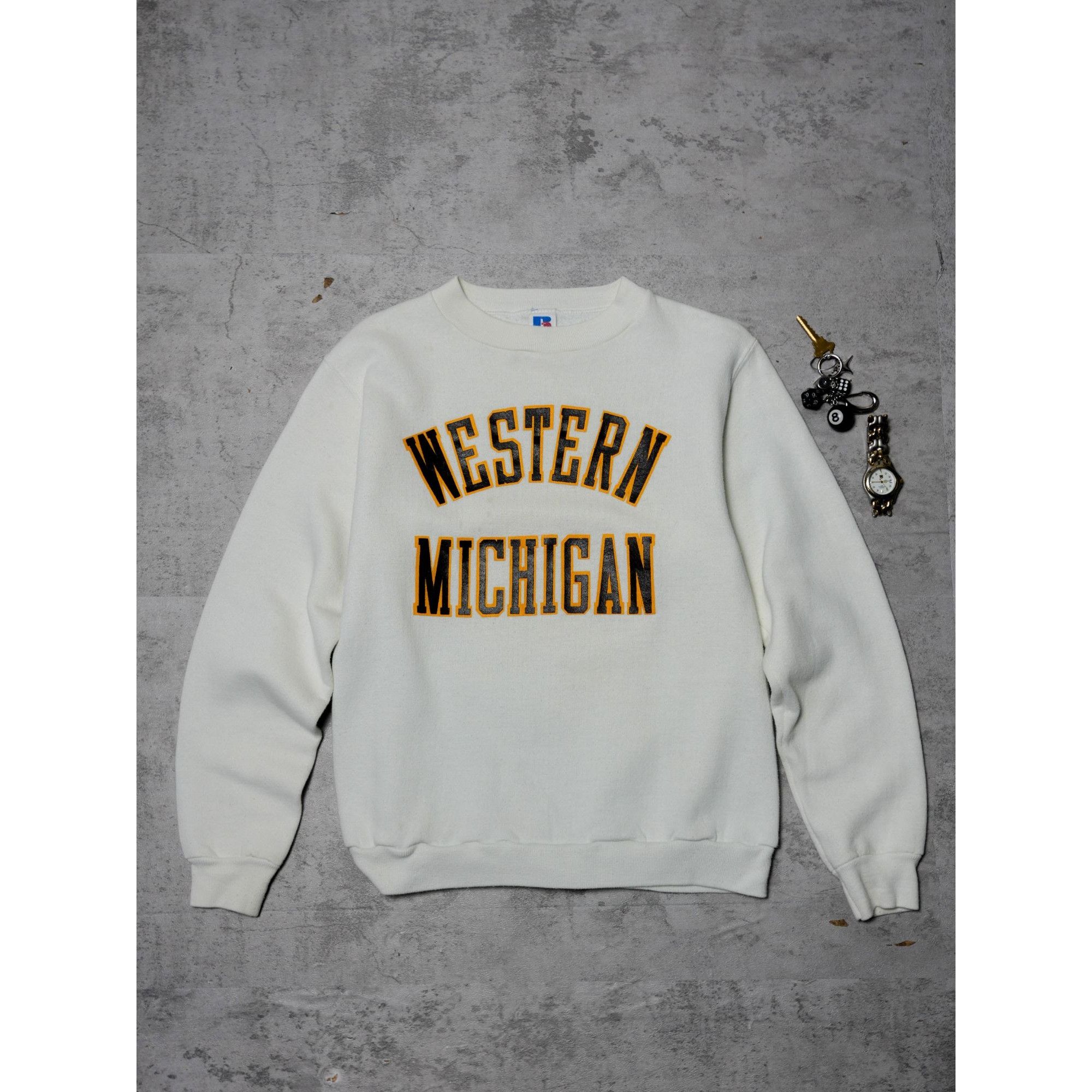Russell Athletic Vintage 90s Russel x Western Michigan Crewneck Size US XL / EU 56 / 4 - 3 Thumbnail