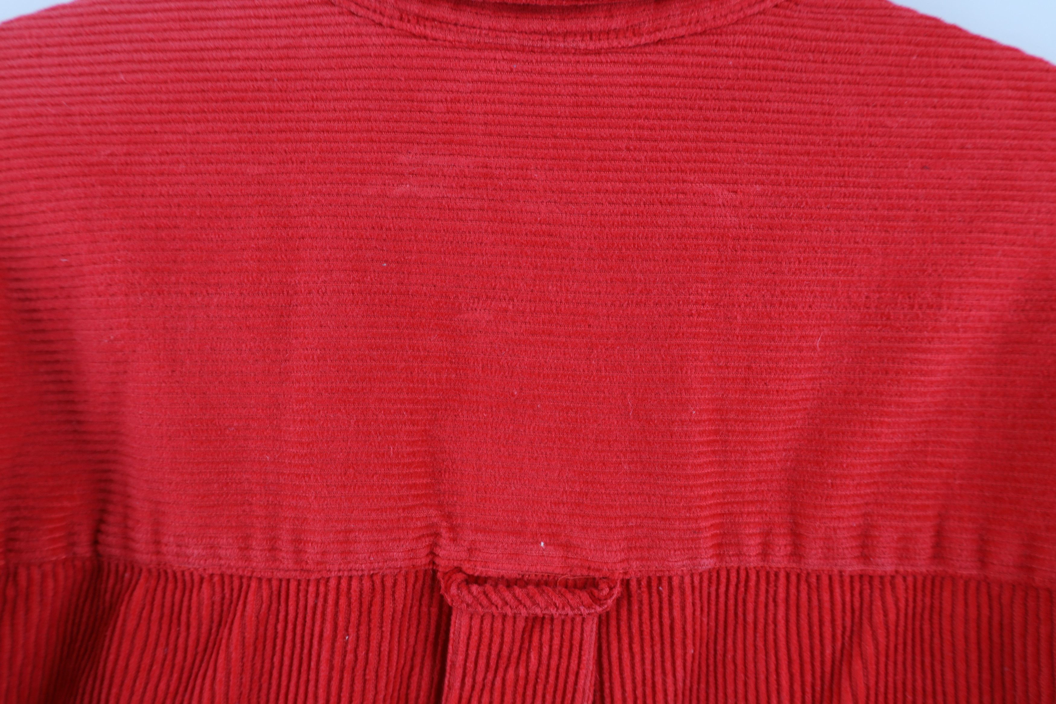 Vintage Vintage 90s Streetwear Corduroy Collared Button Down Shirt Size US XL / EU 56 / 4 - 9 Thumbnail