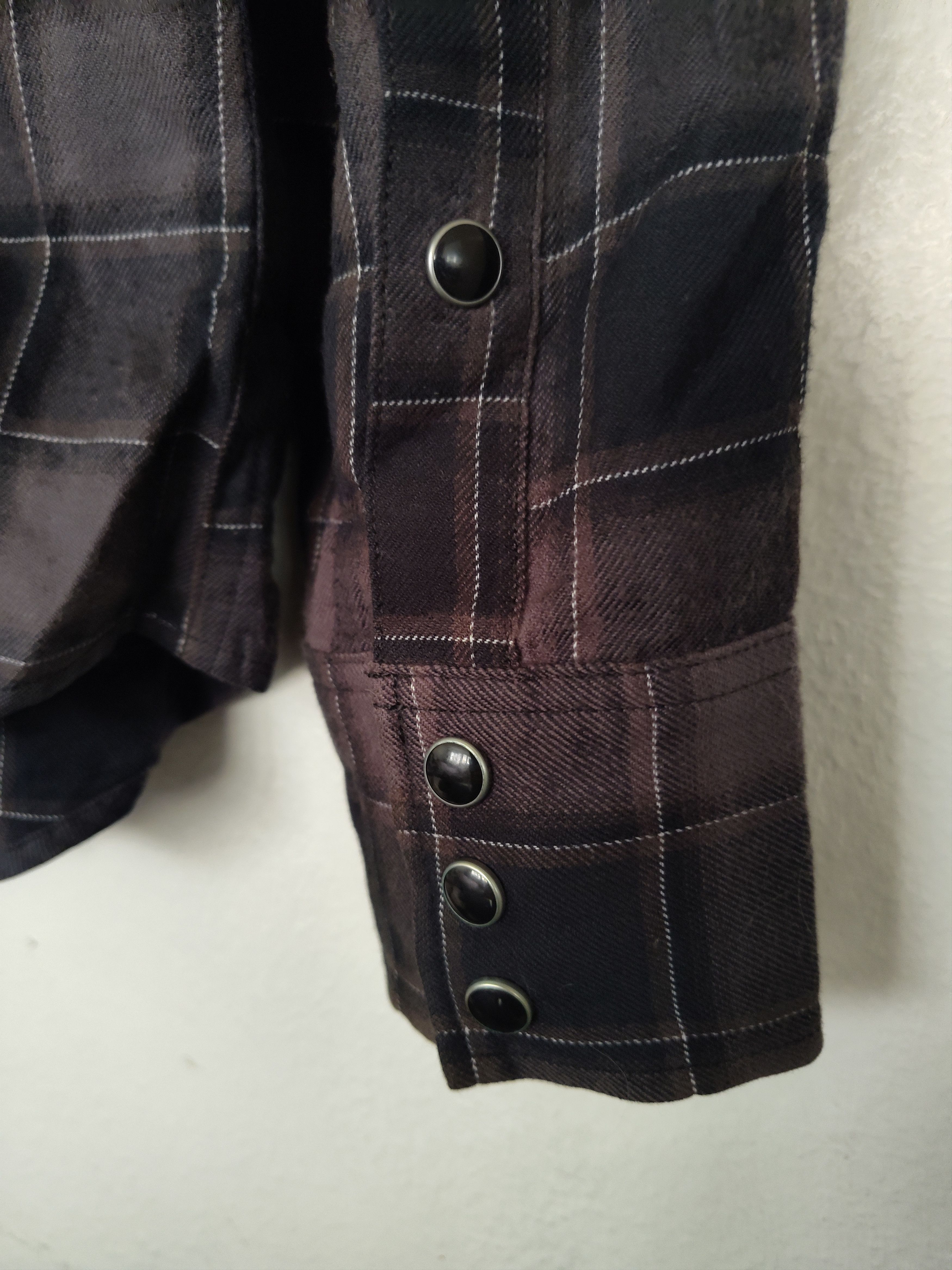 Saint Laurent Paris 2017 MIJ Western Plaid Size US S / EU 44-46 / 1 - 5 Thumbnail