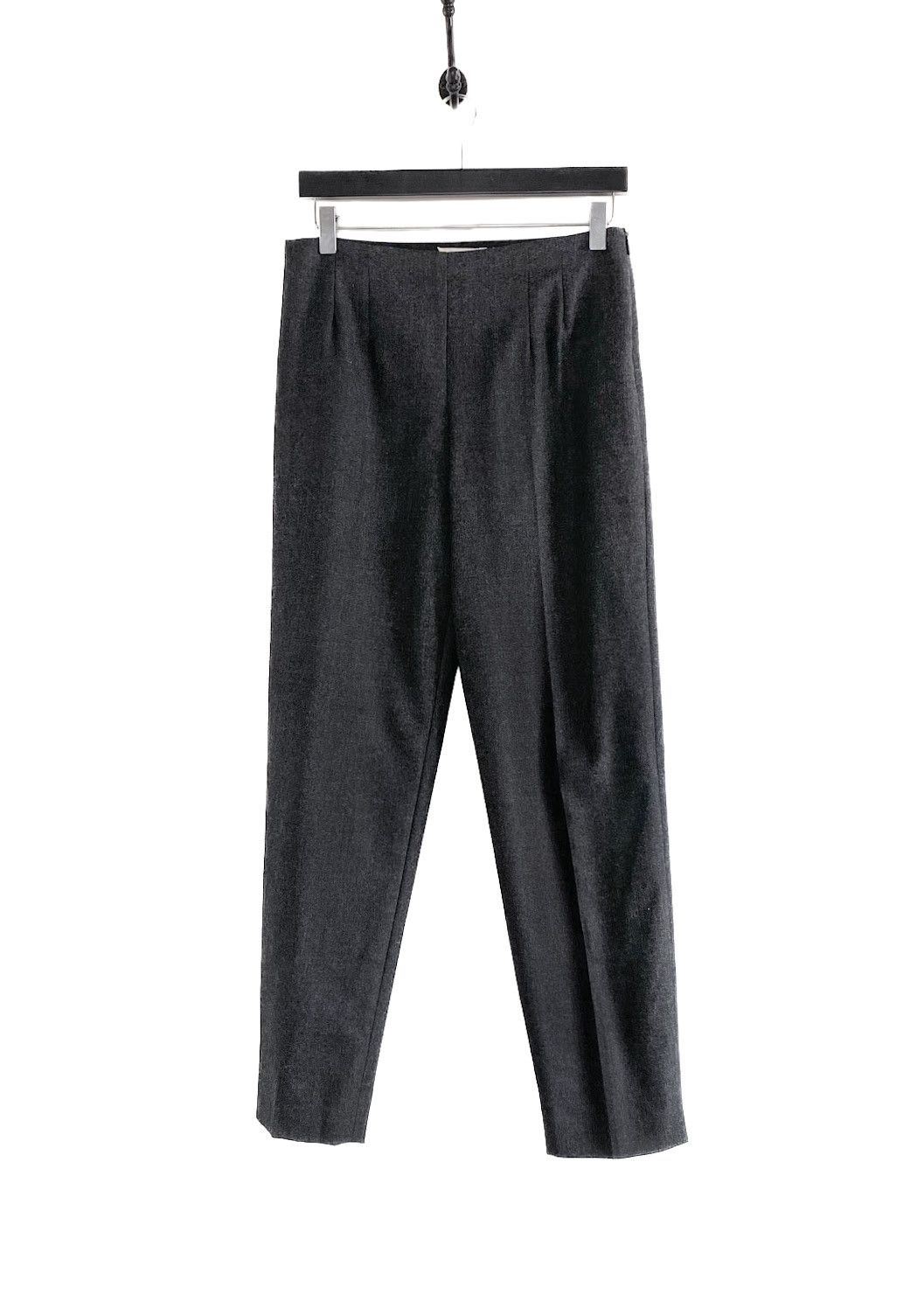 The Row The Row Charcoal Virgin Wool Cropped Pants Size 26" / US 2 / IT 38 - 1 Thumbnail