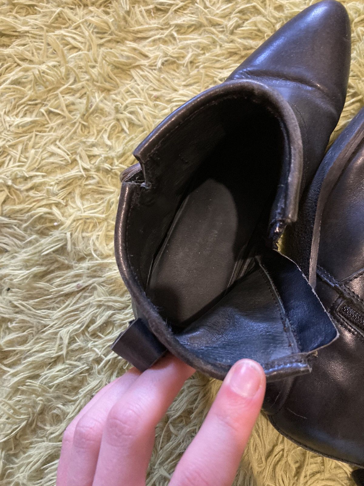 Vintage Black Western Boots w/ Vintage Buckles Size US 8 / IT 38 - 4 Thumbnail