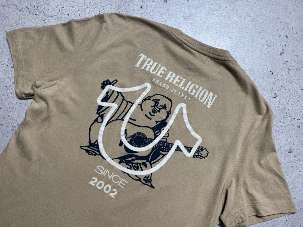 True Religion True Religion Buddha Big Logo T-Shirt Beige Size US L / EU 52-54 / 3 - 7 Thumbnail