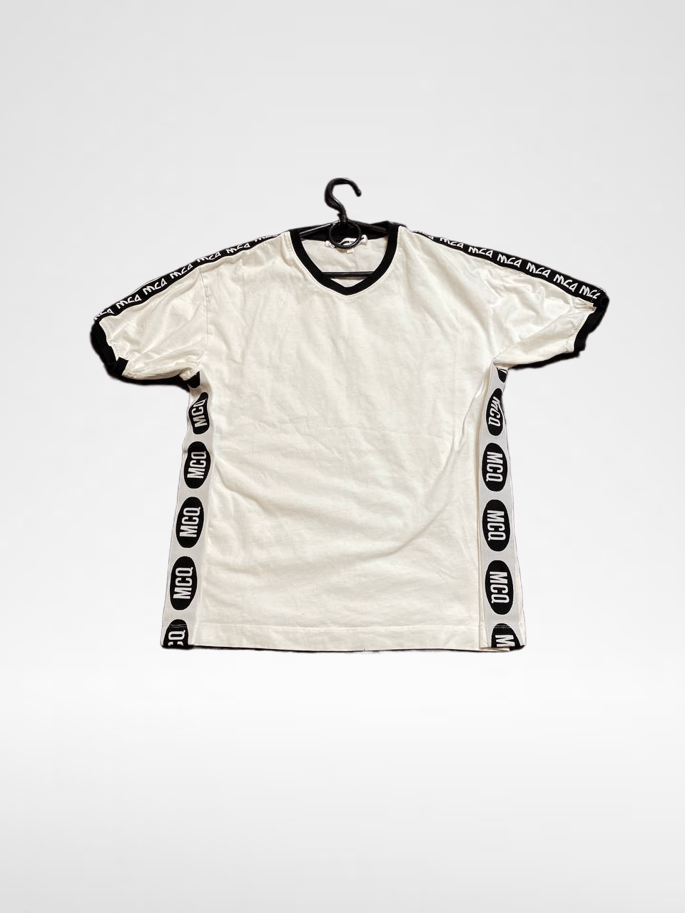 MCQ Streetwear Print T-Shirt White Y2K MCQ Vintage Size US M / EU 48-50 / 2 - 1 Thumbnail