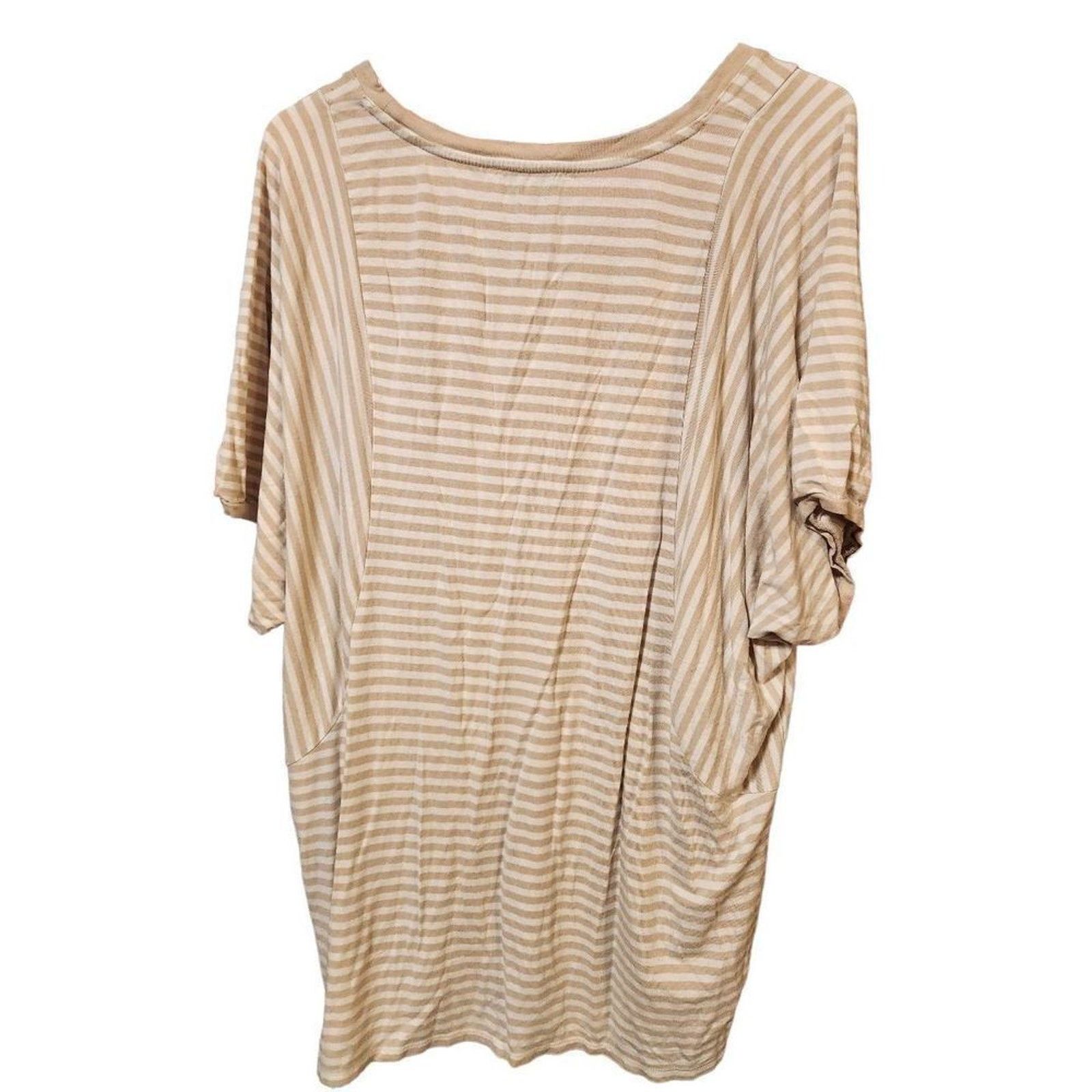 Coldwater Creek Coldwater creek 1X beige top short sleeve Size XL / US 12-14 / IT 48-50 - 2 Thumbnail