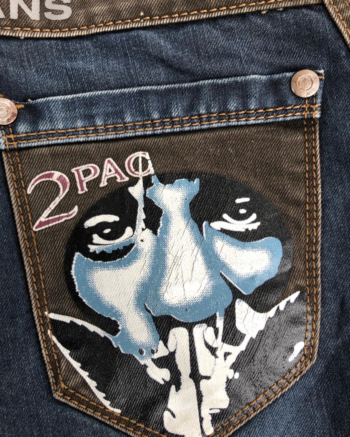 Vintage 2Pac Jeans Vintage Size US 32 / EU 48 - 5 Thumbnail