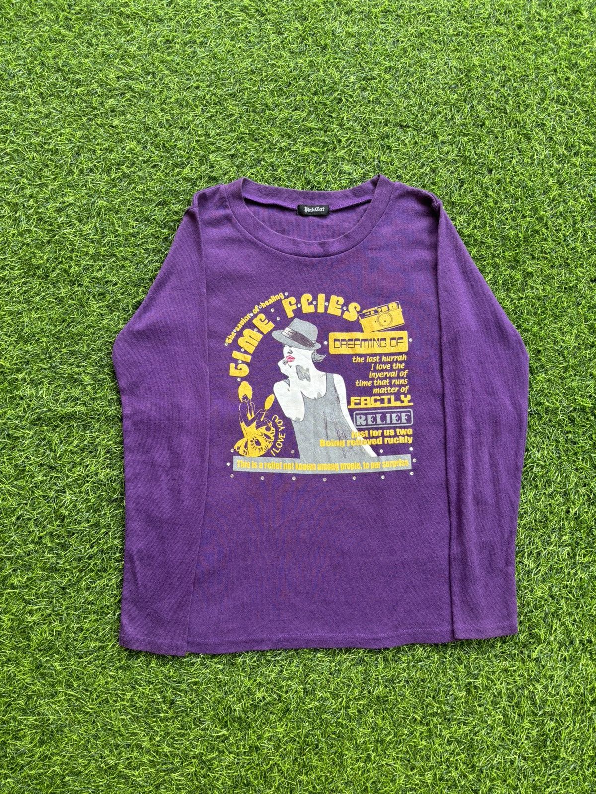 Hysteric Glamour Y2k Opium Pink Cat Women's Longsleeve Size M / US 6-8 / IT 42-44 - 1 Thumbnail