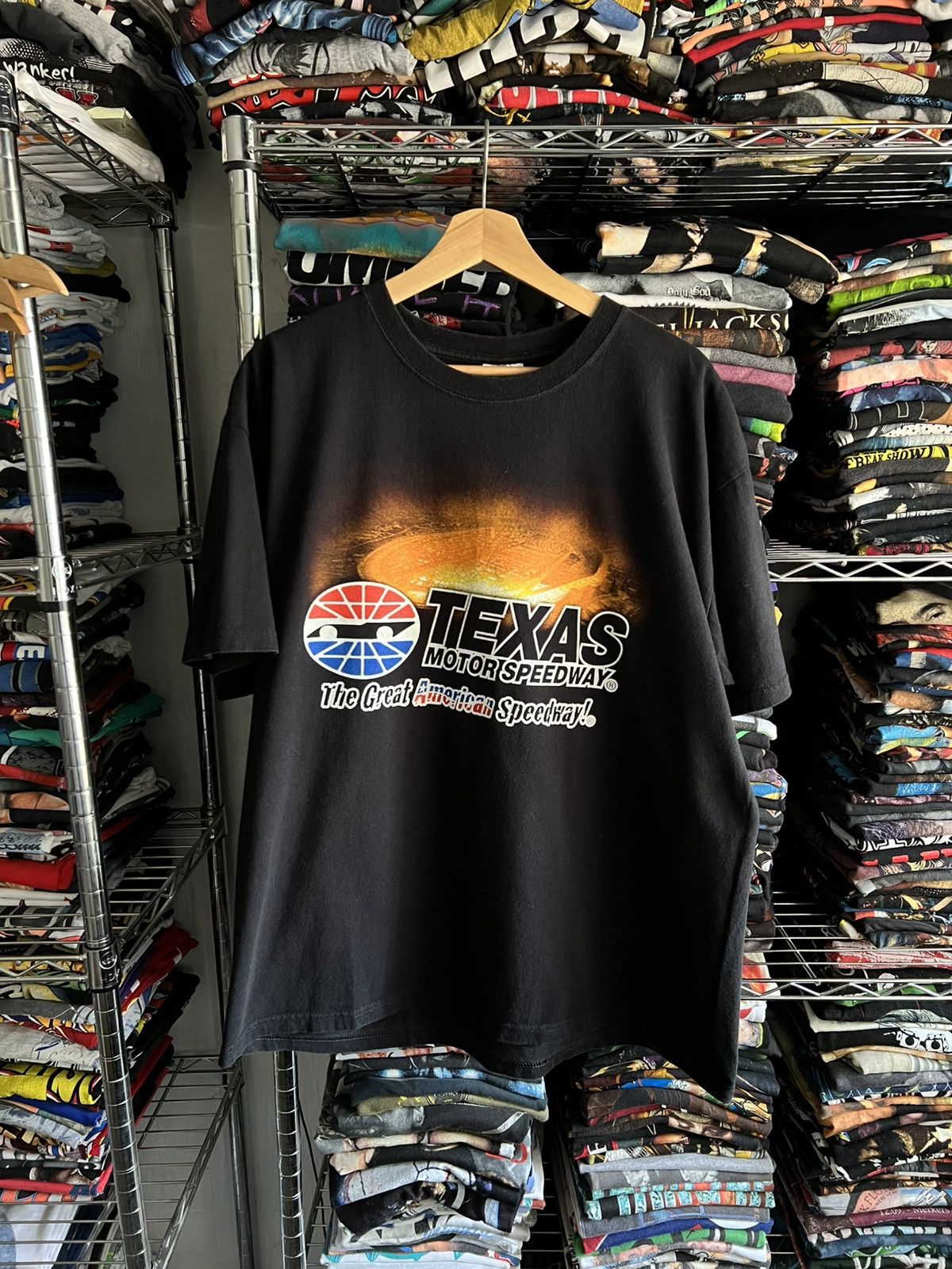 Chase Authentics 2000s NASCAR Texas Speedway Native Lizard Tee Size US XL / EU 56 / 4 - 2 Thumbnail