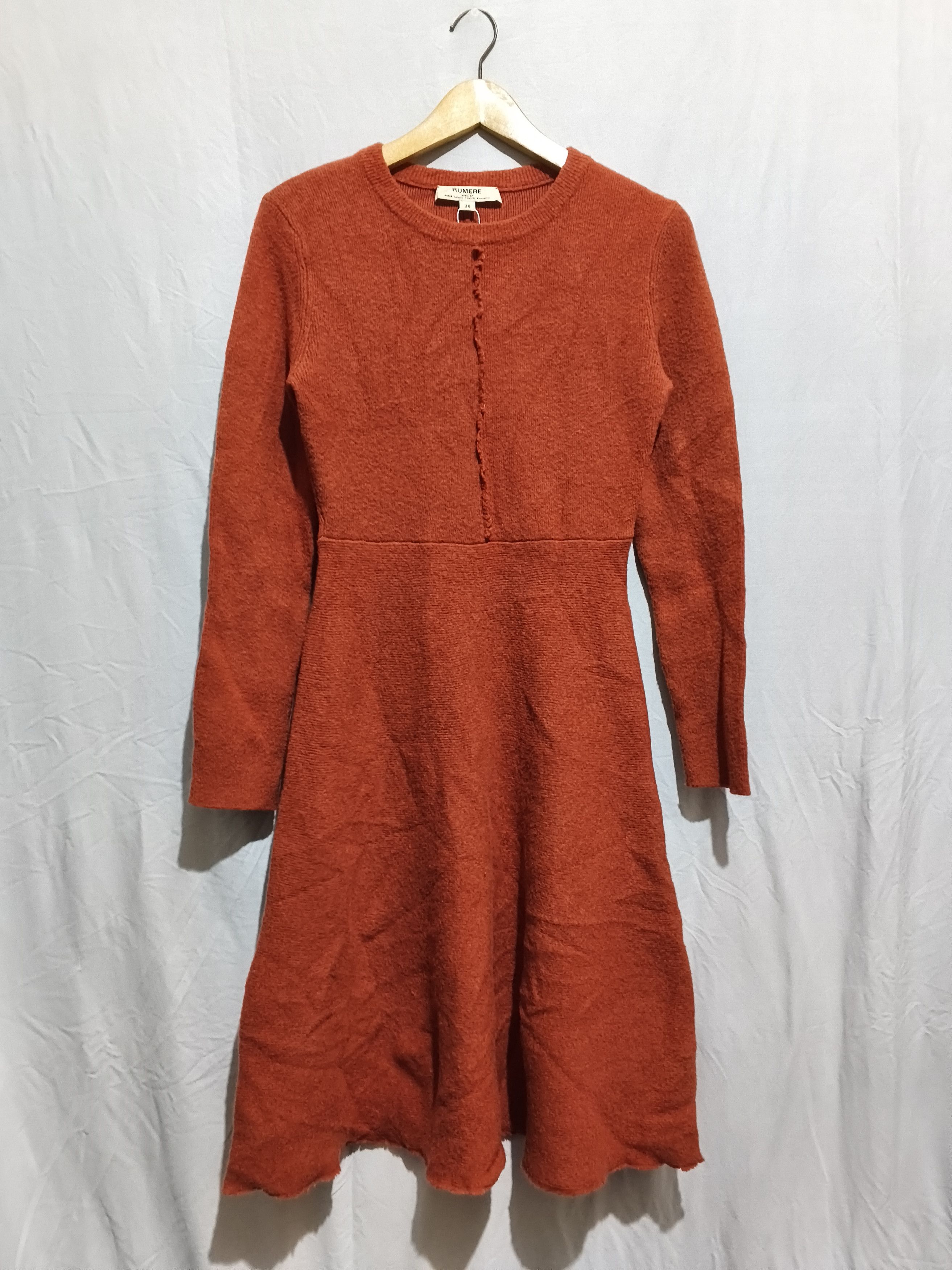 Japanese Brand Rumere Atelier Wool dresses Size XS / US 0-2 / IT 36-38 - 6 Thumbnail