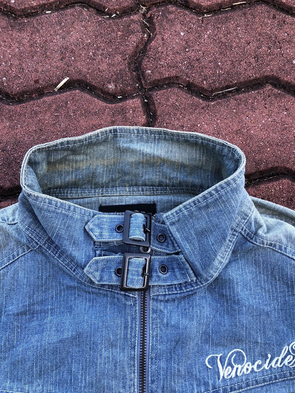 Japanese Brand × Le Grande Bleu (L.G.B.) × Vintage Vintage Mud Wash In The Attic Homme Bondage Denim Jacket Size US XL / EU 56 / 4 - 9 Thumbnail