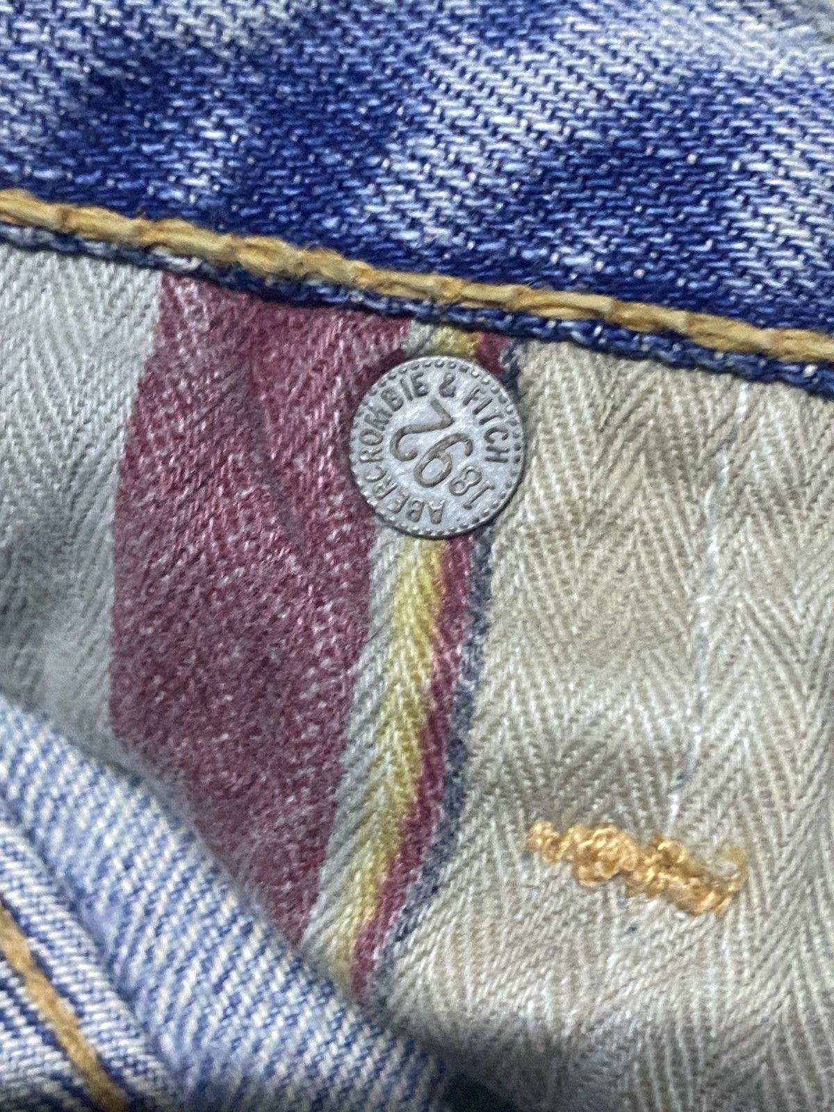 Seditionaries Vintage Handcraft Ambercrombie And Fitch Mud Wash Baggy Jean Size US 32 / EU 48 - 18 Thumbnail