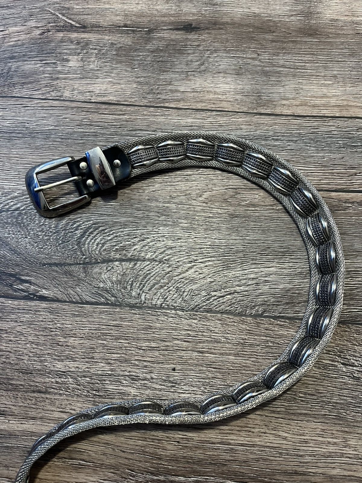 Other Vintage Metallic Chainmail Avant Garde Ring Belt Size ONE SIZE - 2 Thumbnail