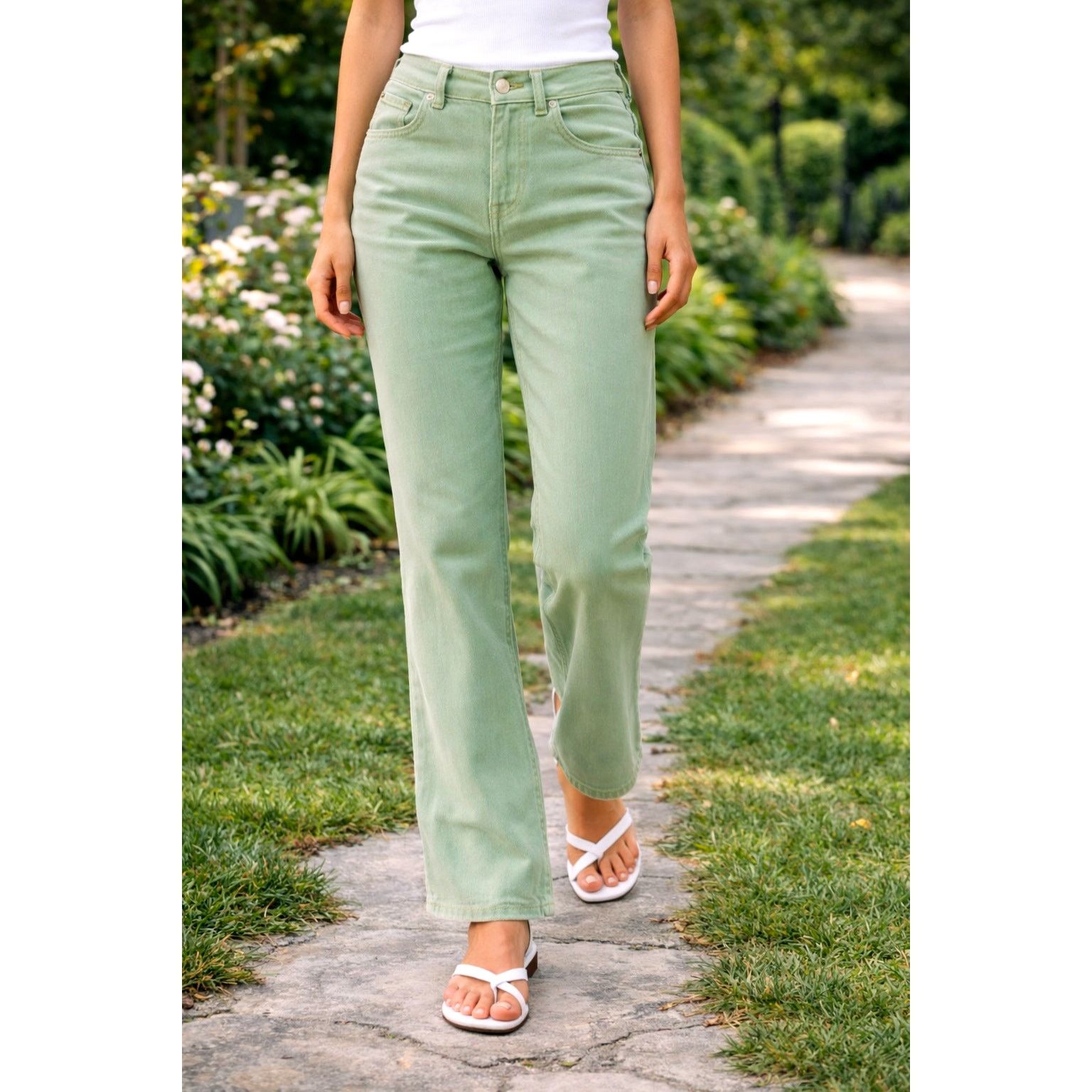 Free People Free People Levi's 501 '90s Jeans Green 30 Size 30" / US 8 / IT 44 - 1 Thumbnail