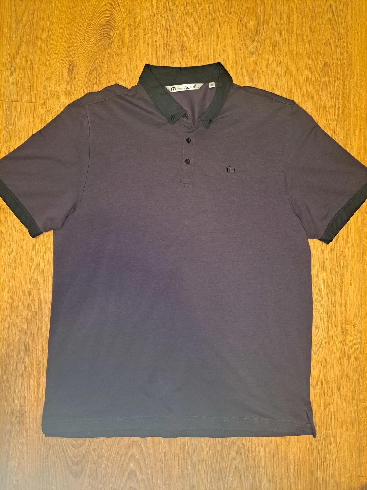 TravisMathew Travis Mathew Golf Polo Shirt Mens XXL Purple Pima Cotton Size US XXL / EU 58 / 5 - 1 Thumbnail