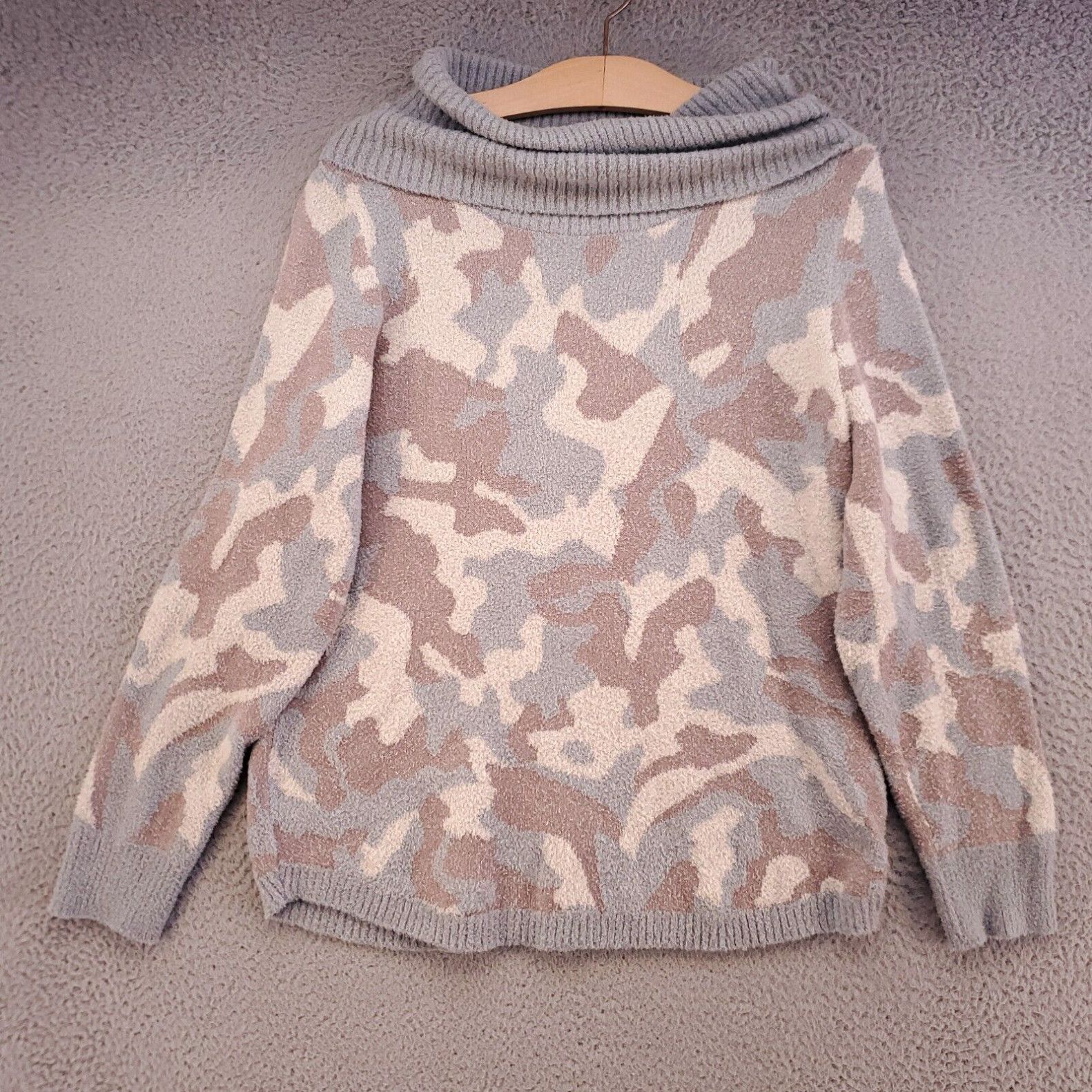 Rachel Zoe Camo retailer Print Sweater