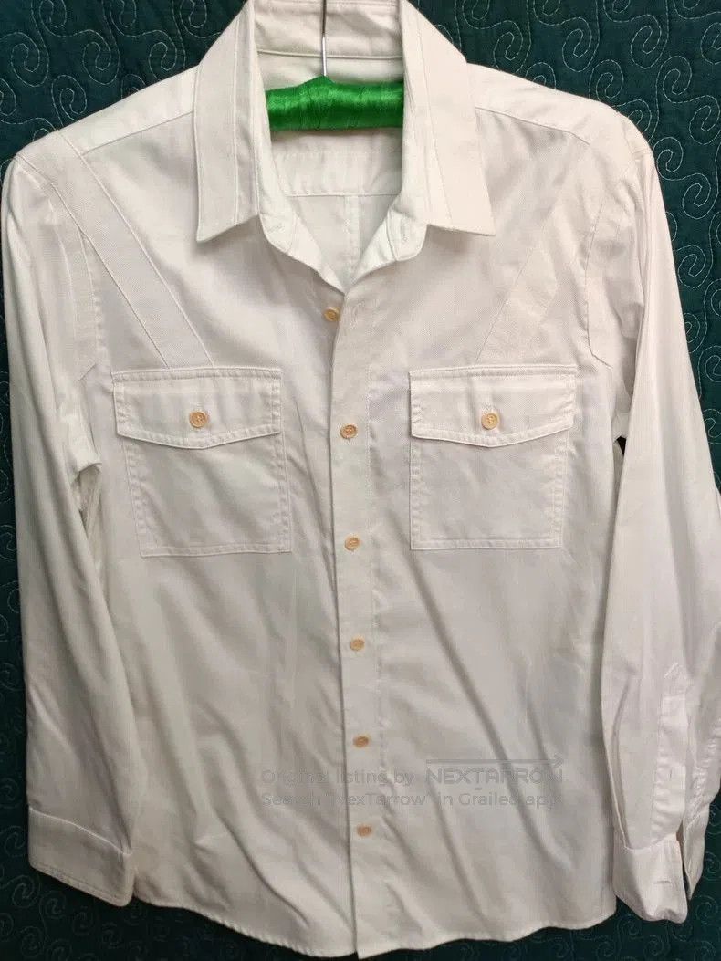Dries Van Noten Dries Van Noten White Cotton Shirt. Size US XL / EU 56 / 4 - 1 Thumbnail