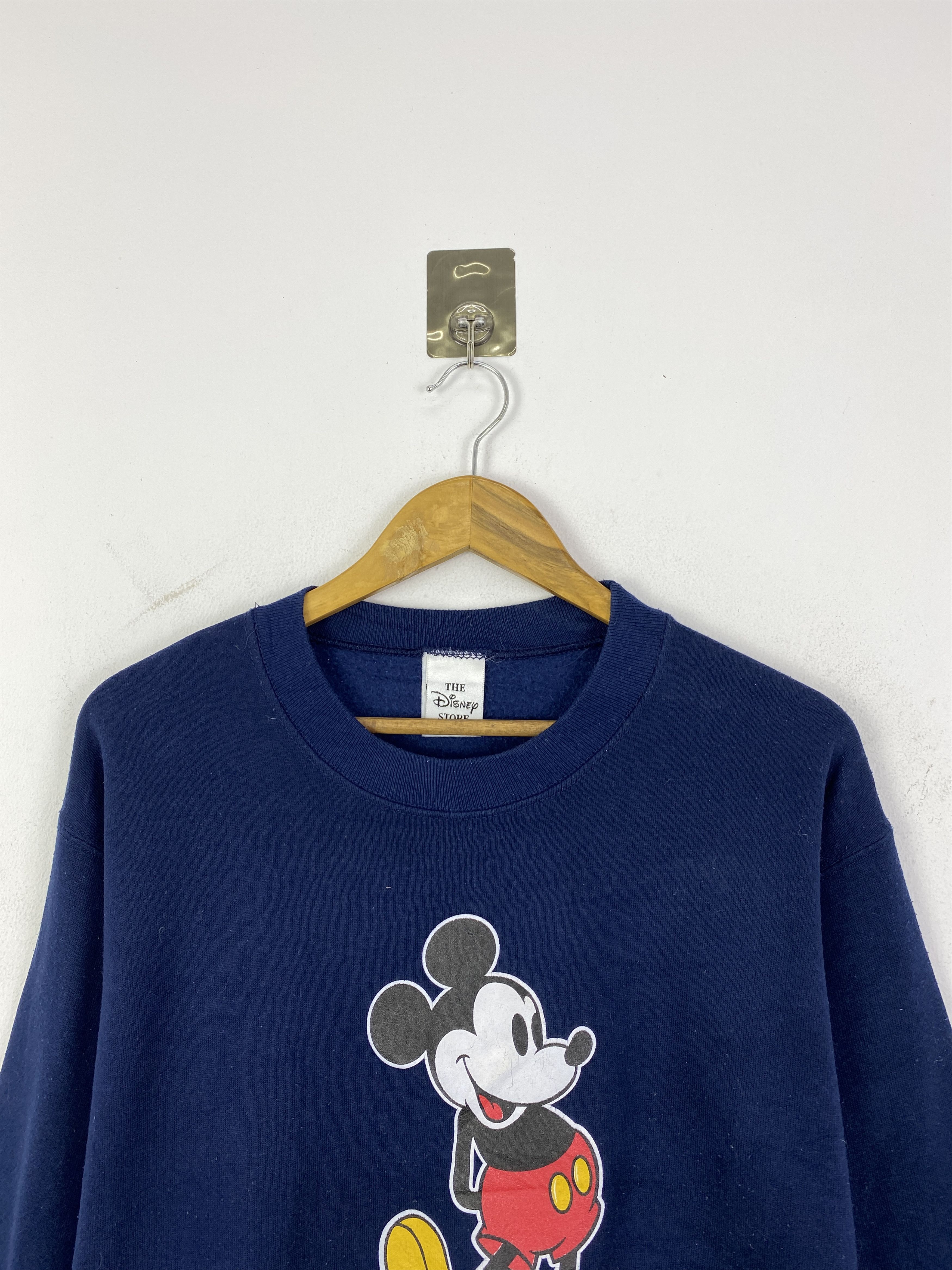 Mickey Mouse Vintage 90s Disney Mickey Mouse Printed Sweatshirt SH0196 Size US M / EU 48-50 / 2 - 2 Thumbnail