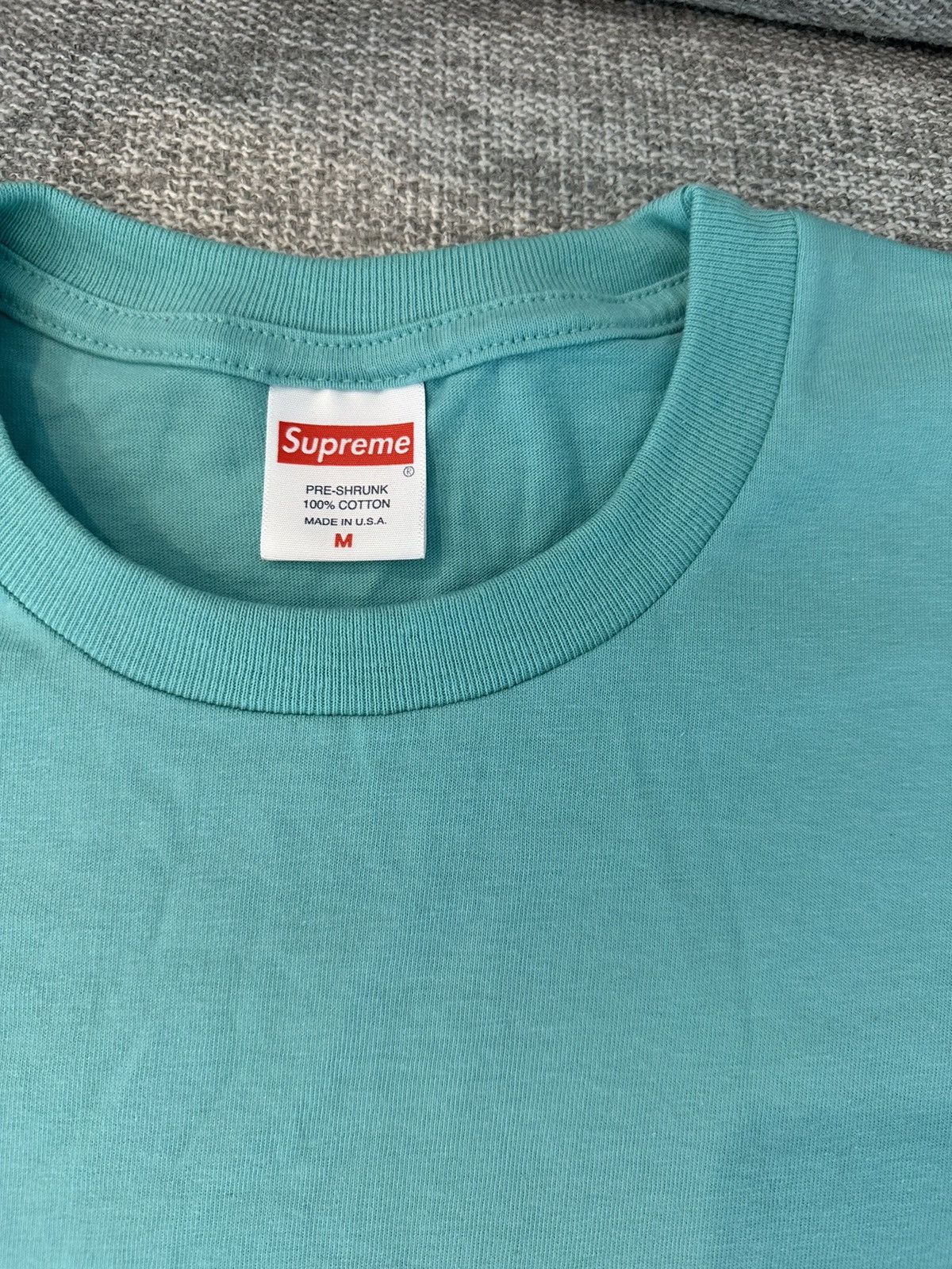 Supreme Supreme Blank T-shirt Long Sleeve Teal Size US M / EU 48-50 / 2 - 2 Thumbnail