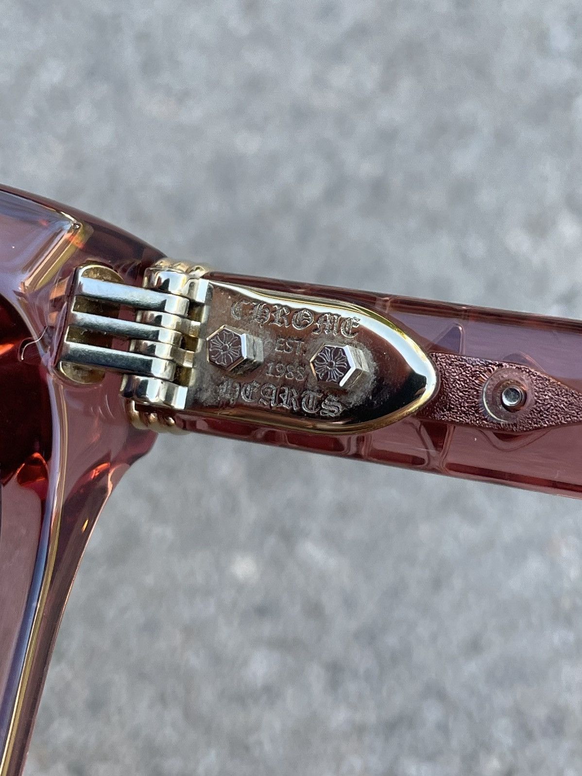 Chrome Hearts Chrome Hearts Clitterati Glasses Pink Size ONE SIZE - 4 Thumbnail