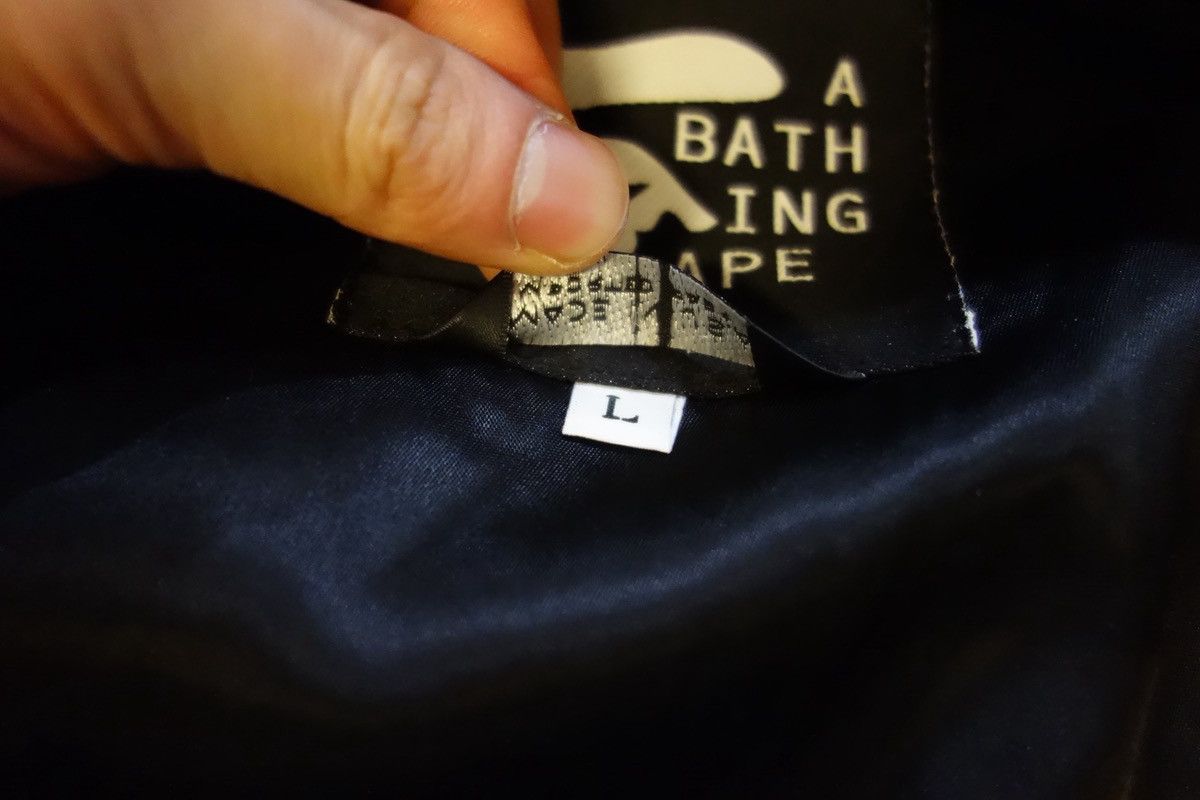 Bape Bape 1998AW Leather Varsity Jacket Directed by Nigo Size US L / EU 52-54 / 3 - 16 Thumbnail