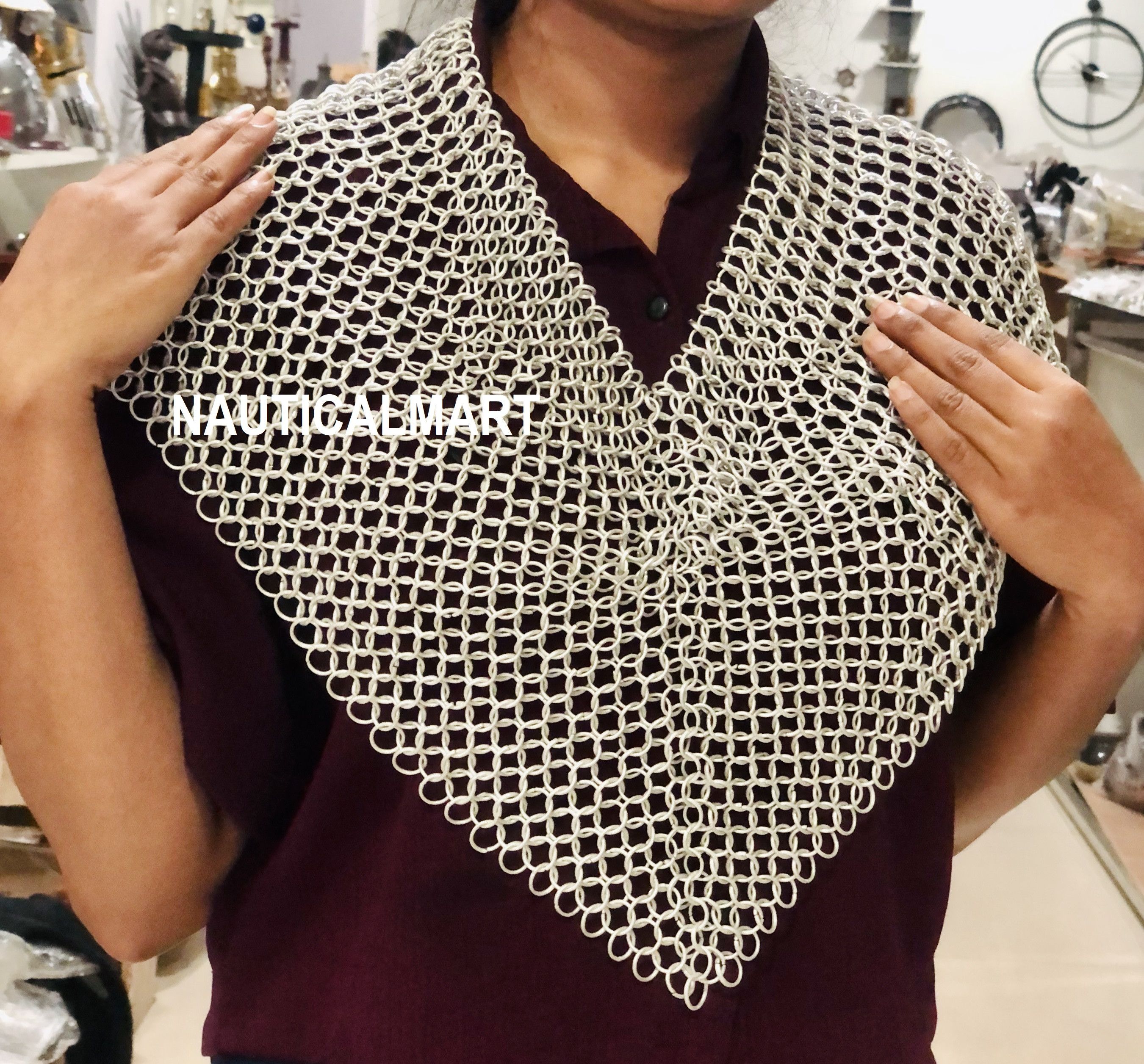 Other Aluminum Chainmail Shoulder Top Size ONE SIZE - 3 Thumbnail