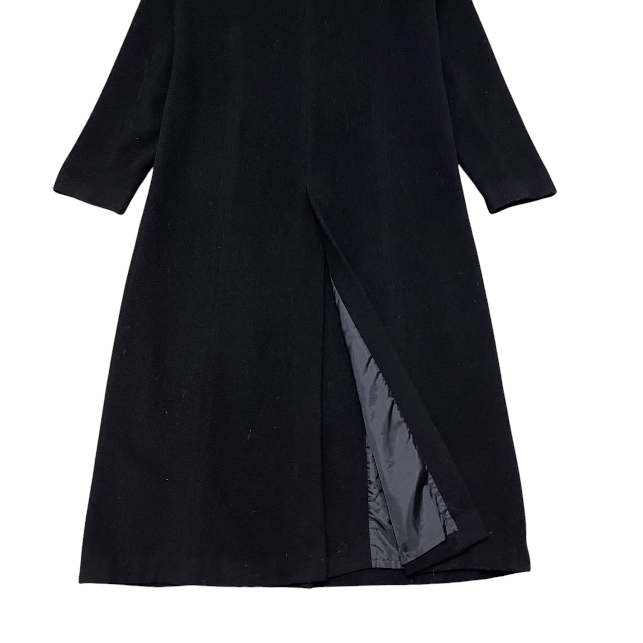 Yohji Yamamoto Vintage Indivi Made in Japan Wool Long Coat Size US S / EU 44-46 / 1 - 12 Thumbnail
