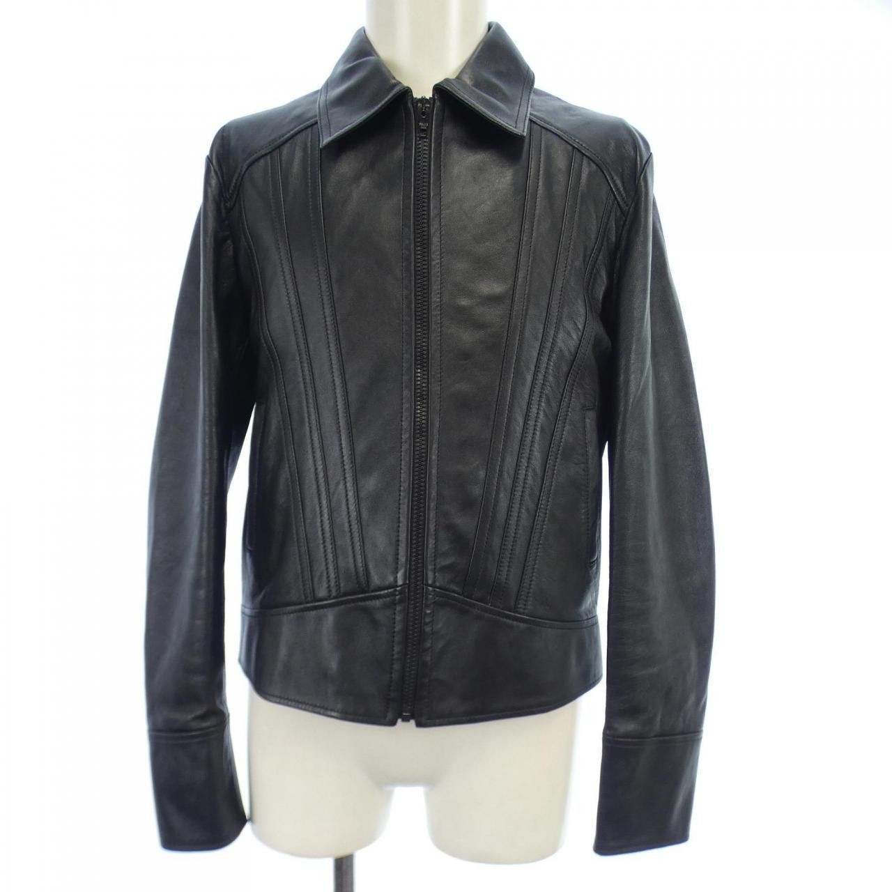 Other Celine Celine Leather Jacket Leather Outerwear 2EG27269L DUTY FREE for USA Size ONE SIZE - 1 Thumbnail