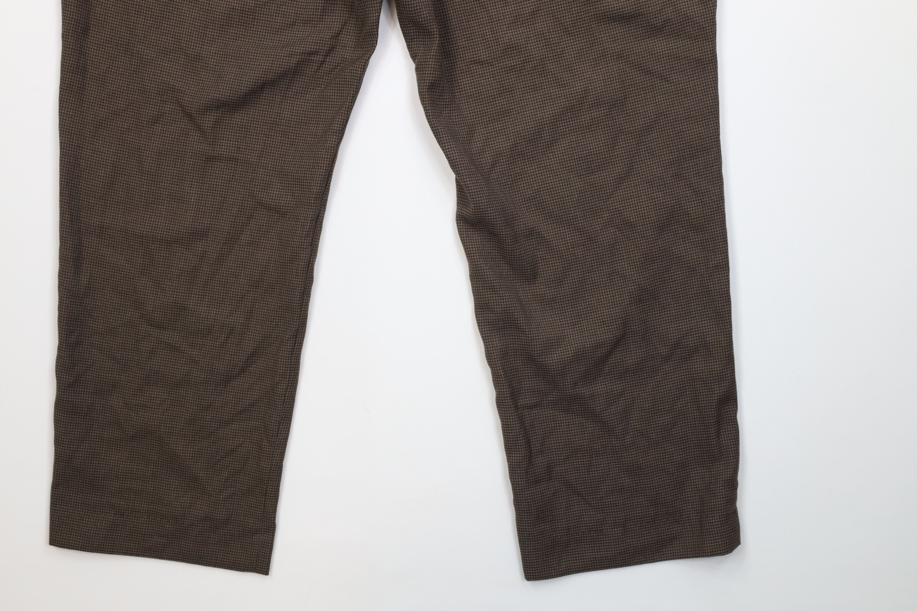 Ralph Lauren Vintage Ralph Lauren Gabardine Houndstooth Wide Leg Pants Size US 40 / EU 56 - 15 Thumbnail
